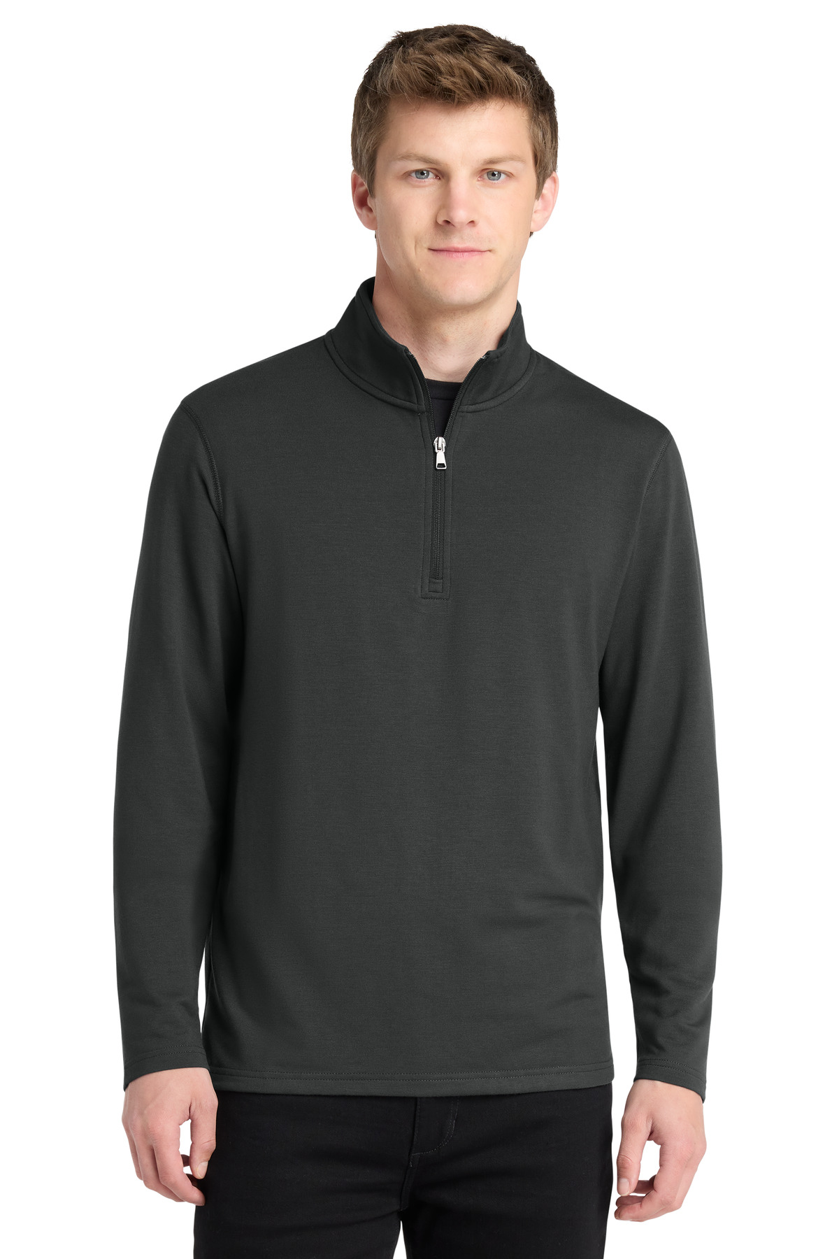 Port Authority ® Microterry 1/4-Zip Pullover K825 - Image 2