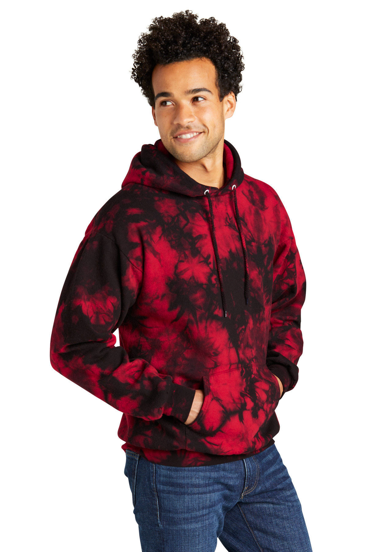 Port & Company Crystal Tie-Dye Pullover Hoodie PC144