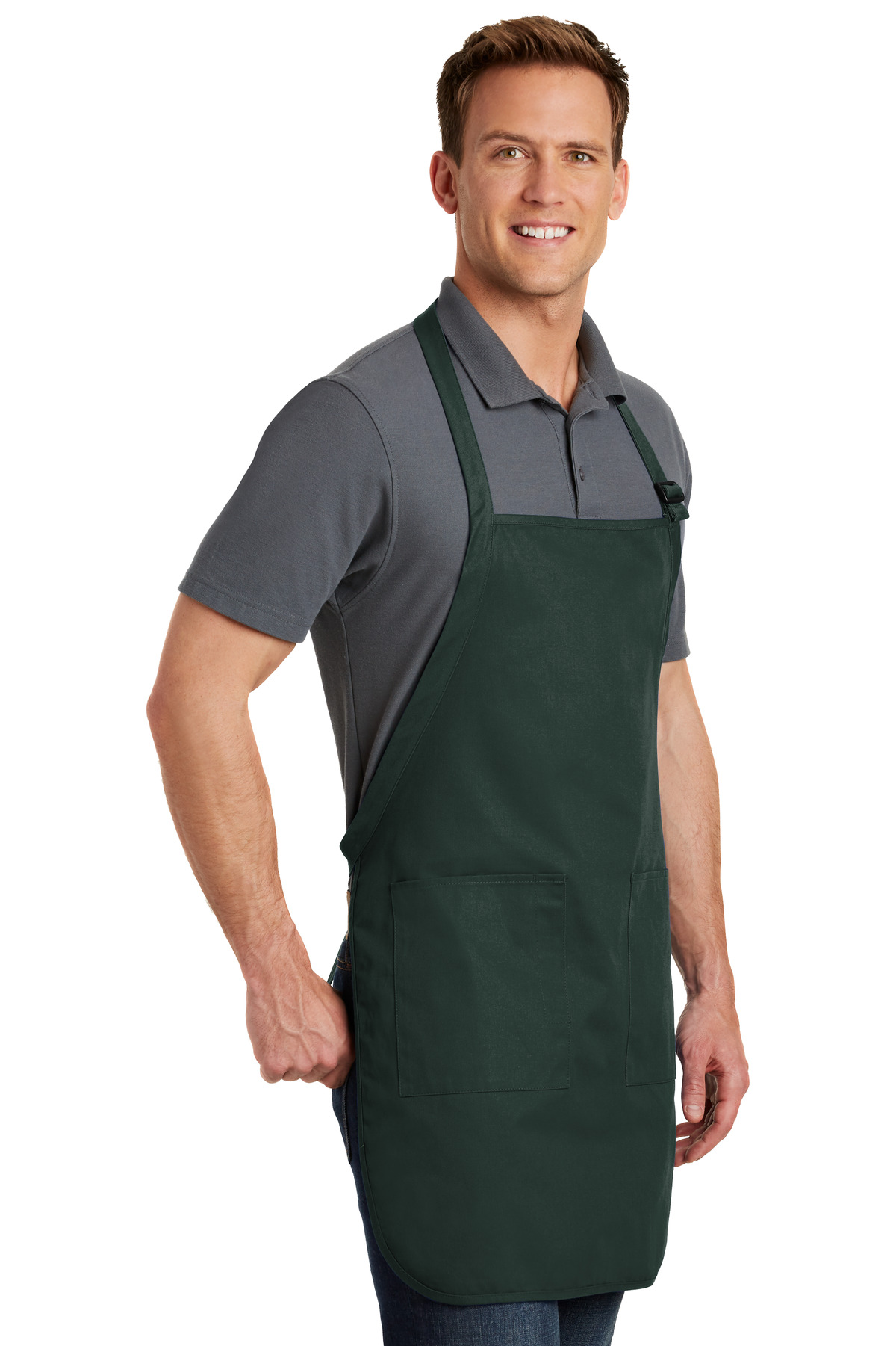 Port Authority Full-Length Apron with Pockets. A500