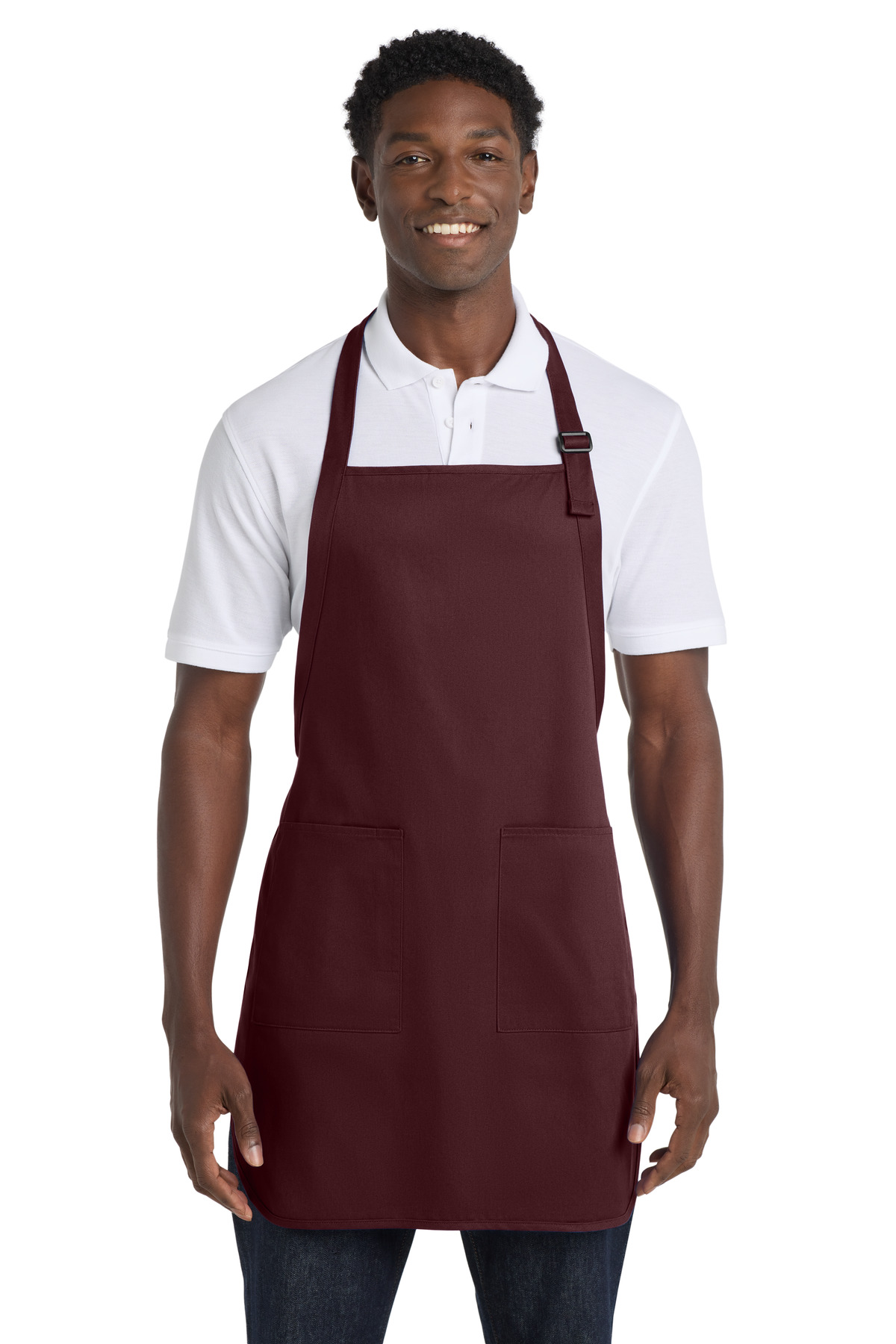 Port Authority Full-Length Apron with Pockets. A500 - Image 2