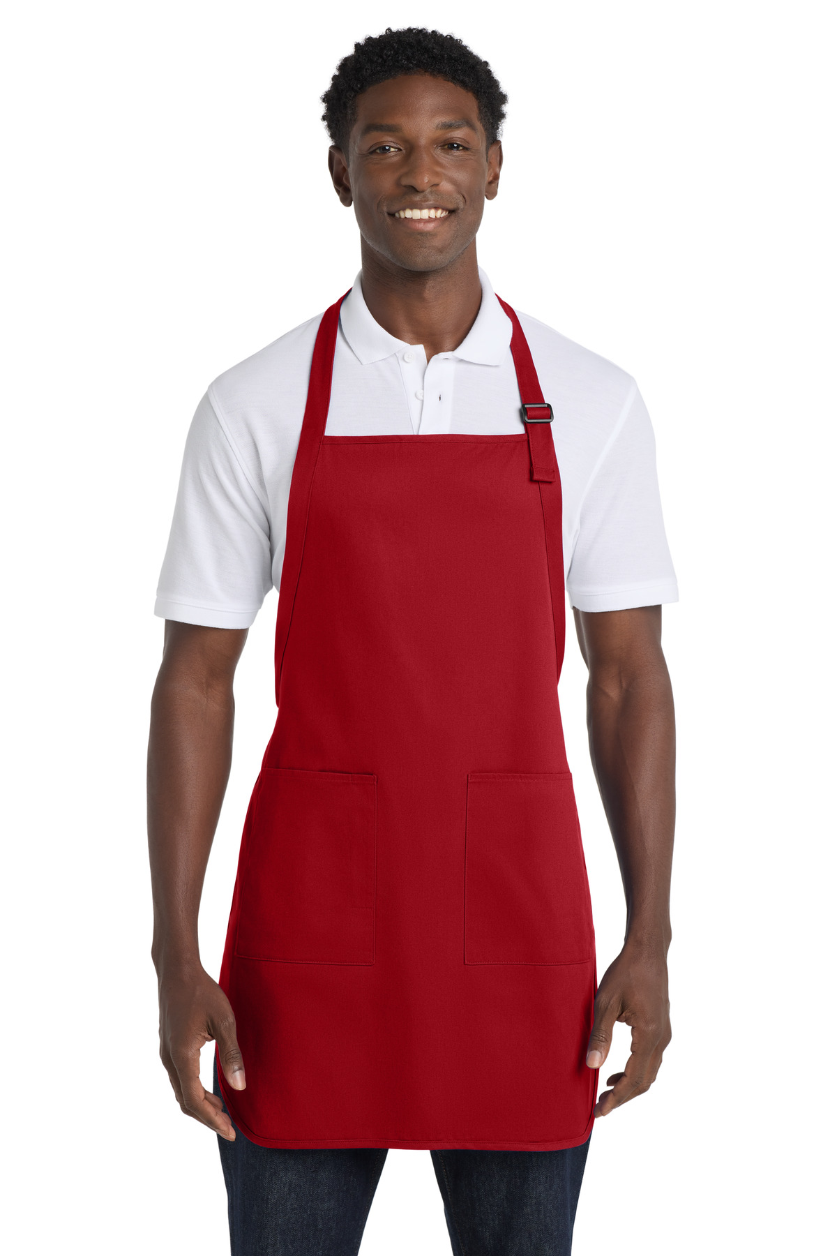 Port Authority Full-Length Apron with Pockets. A500 - Image 3