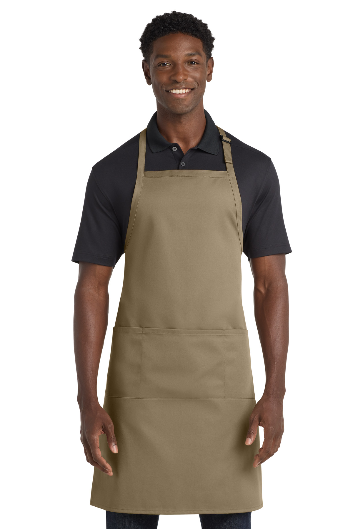 Port Authority Easy Care Extra Long Bib Apron with Stain Release. A700 - Image 6