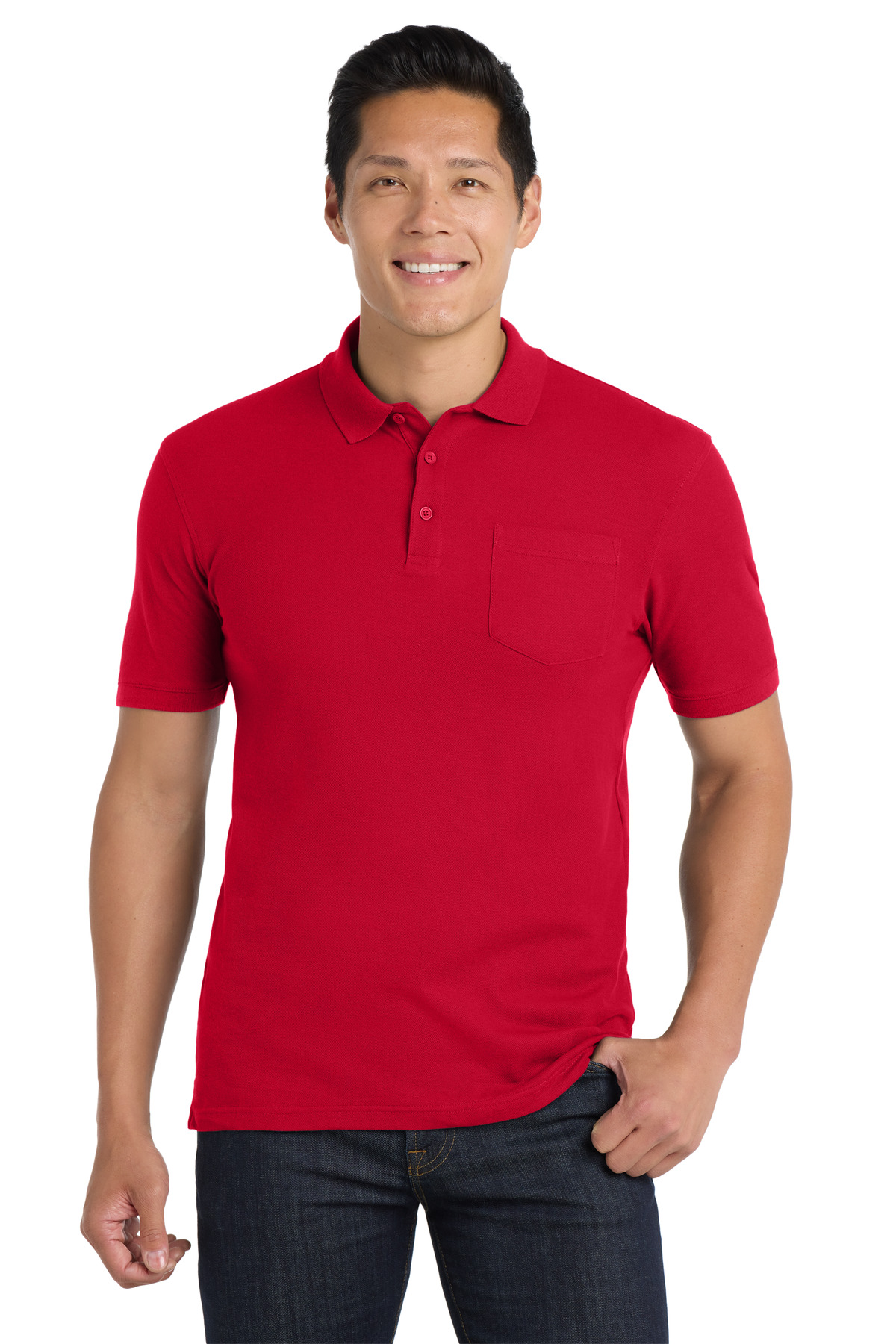 Port Authority ® Core Classic Pique Pocket Polo. K100P - Image 5