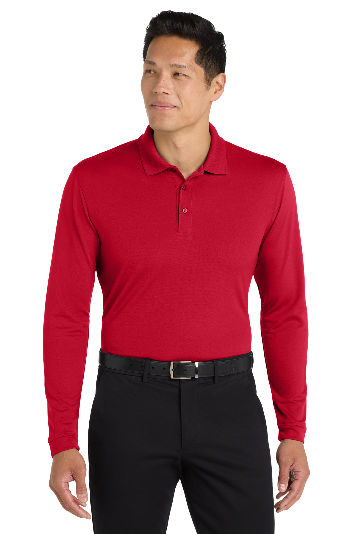 Port Authority ® Dry Zone ® UV Micro-Mesh Long Sleeve Polo K110LS - Image 3