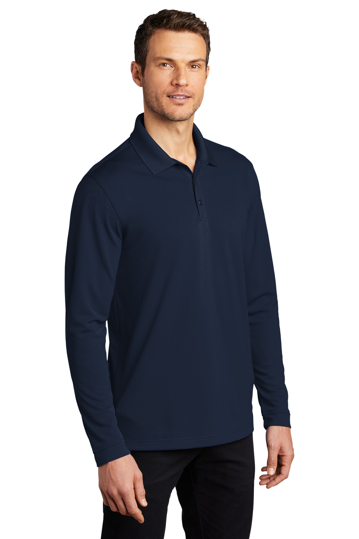 Port Authority Dry Zone UV Micro-Mesh Long Sleeve Polo K110LS