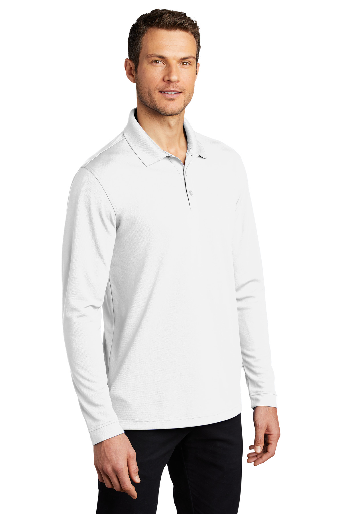 Port Authority Dry Zone UV Micro-Mesh Long Sleeve Polo K110LS