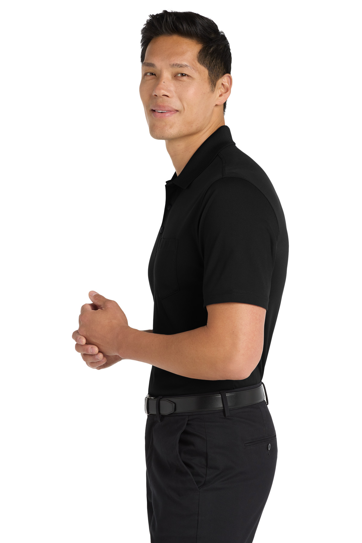 Port Authority Dry Zone UV Micro-Mesh Pocket Polo. K110P