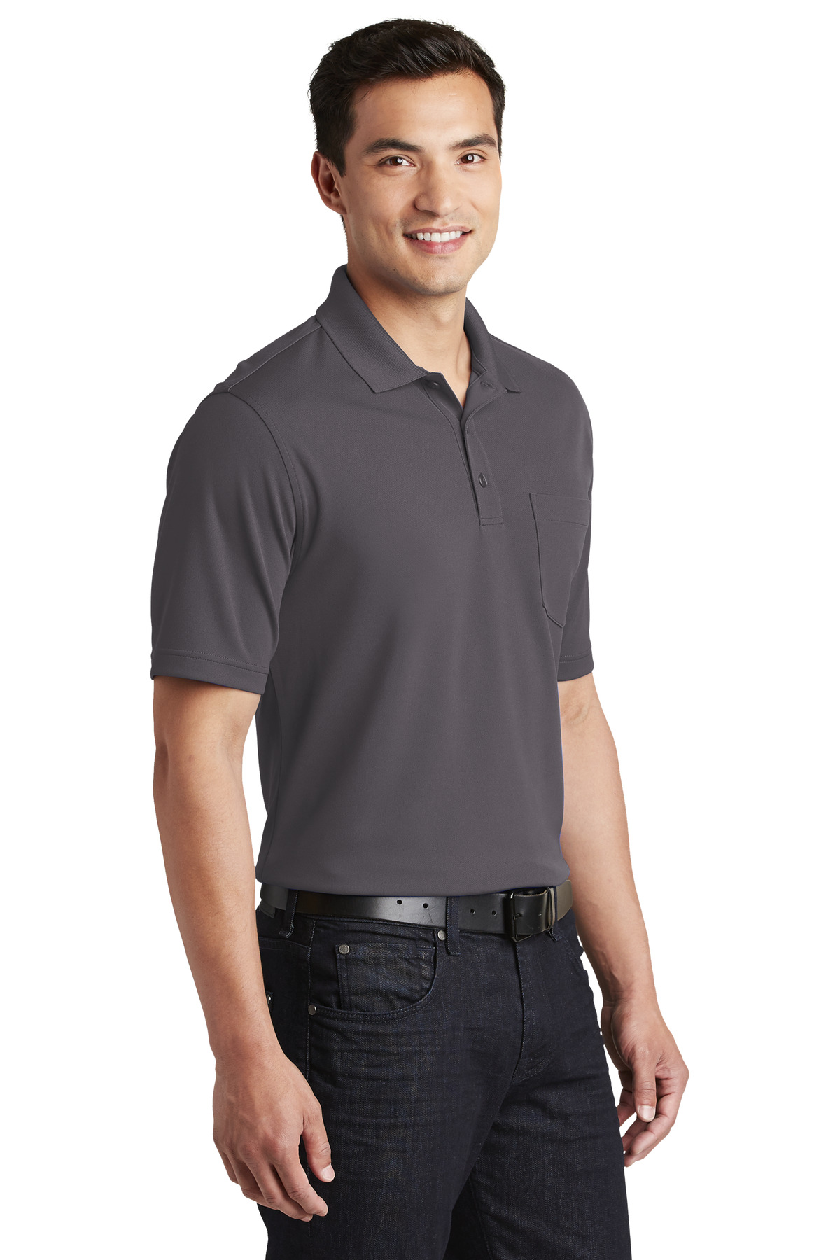 Port Authority Dry Zone UV Micro-Mesh Pocket Polo. K110P