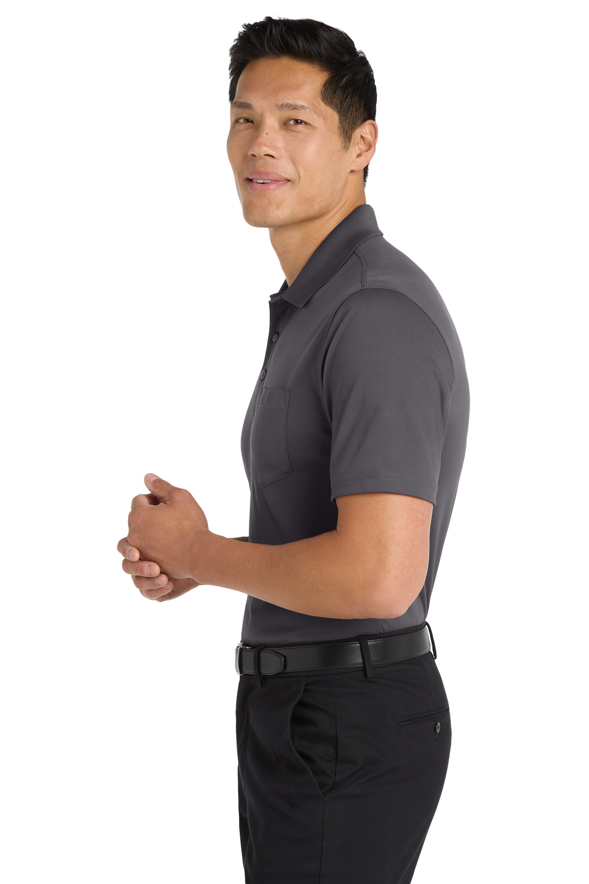 Port Authority Dry Zone UV Micro-Mesh Pocket Polo. K110P