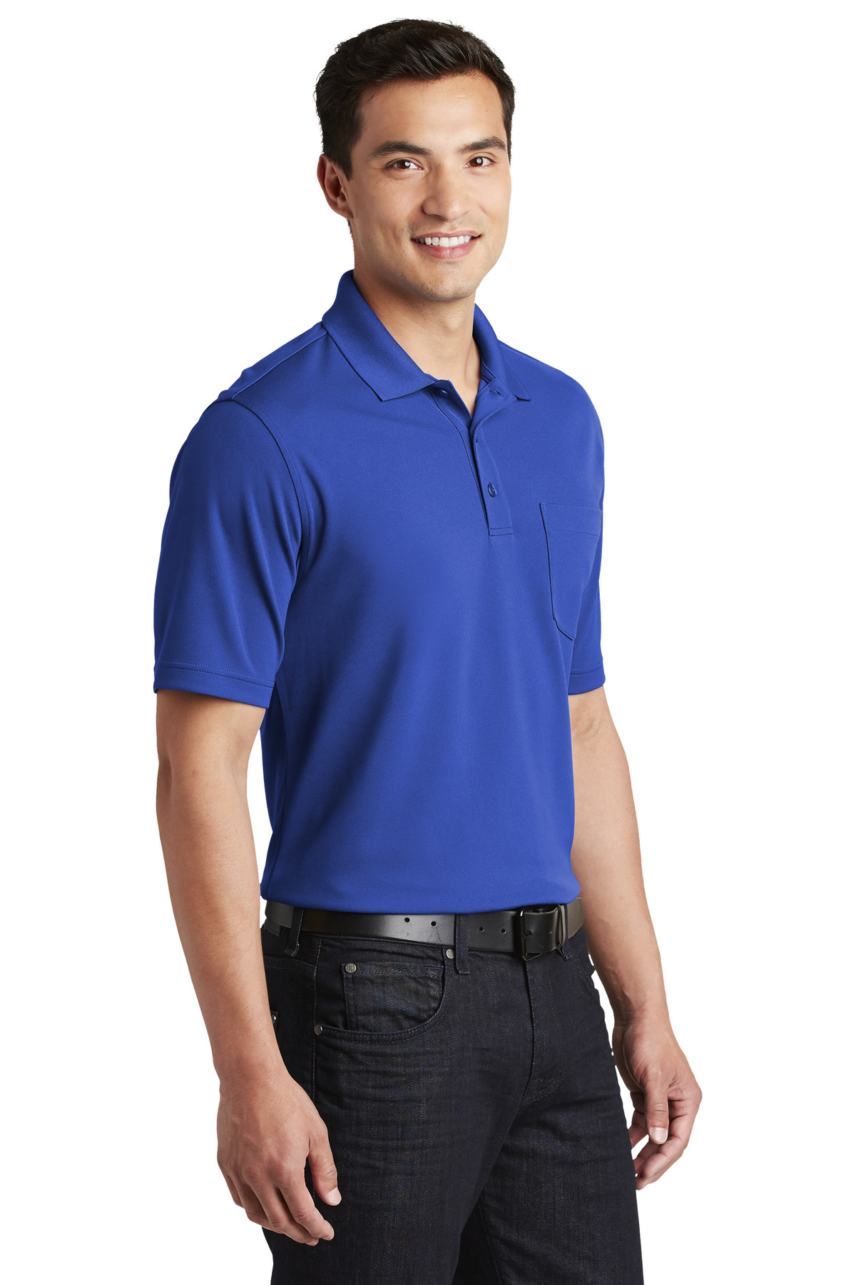 Port Authority Dry Zone UV Micro-Mesh Pocket Polo. K110P