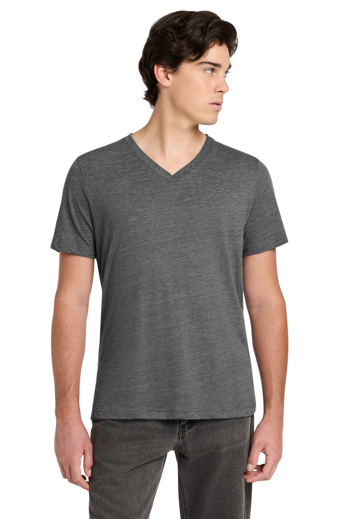 BELLA+CANVAS ® Unisex Textured Jersey V-Neck Tee BC3655