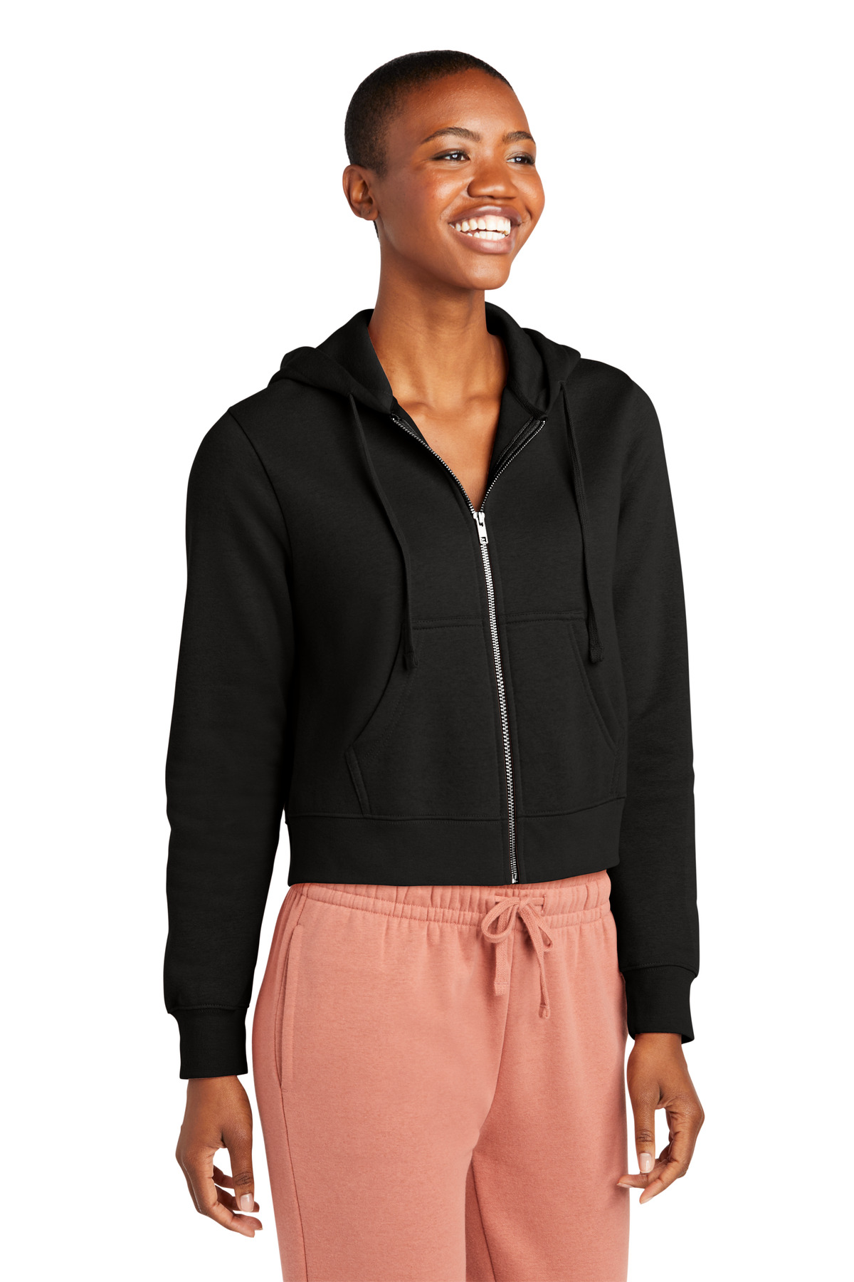 District Women's V.I.T. Fleece Full-Zip Hoodie DT6103