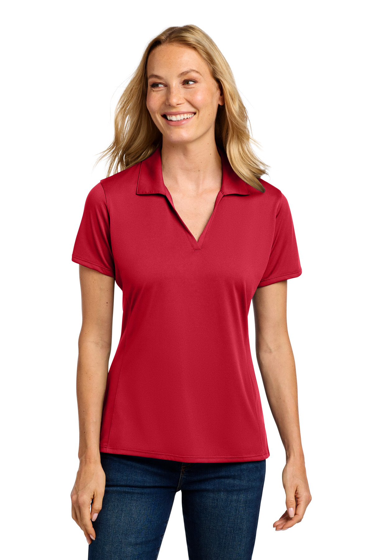 Port Authority ® Women's Performance Staff Polo LK398 - Image 4