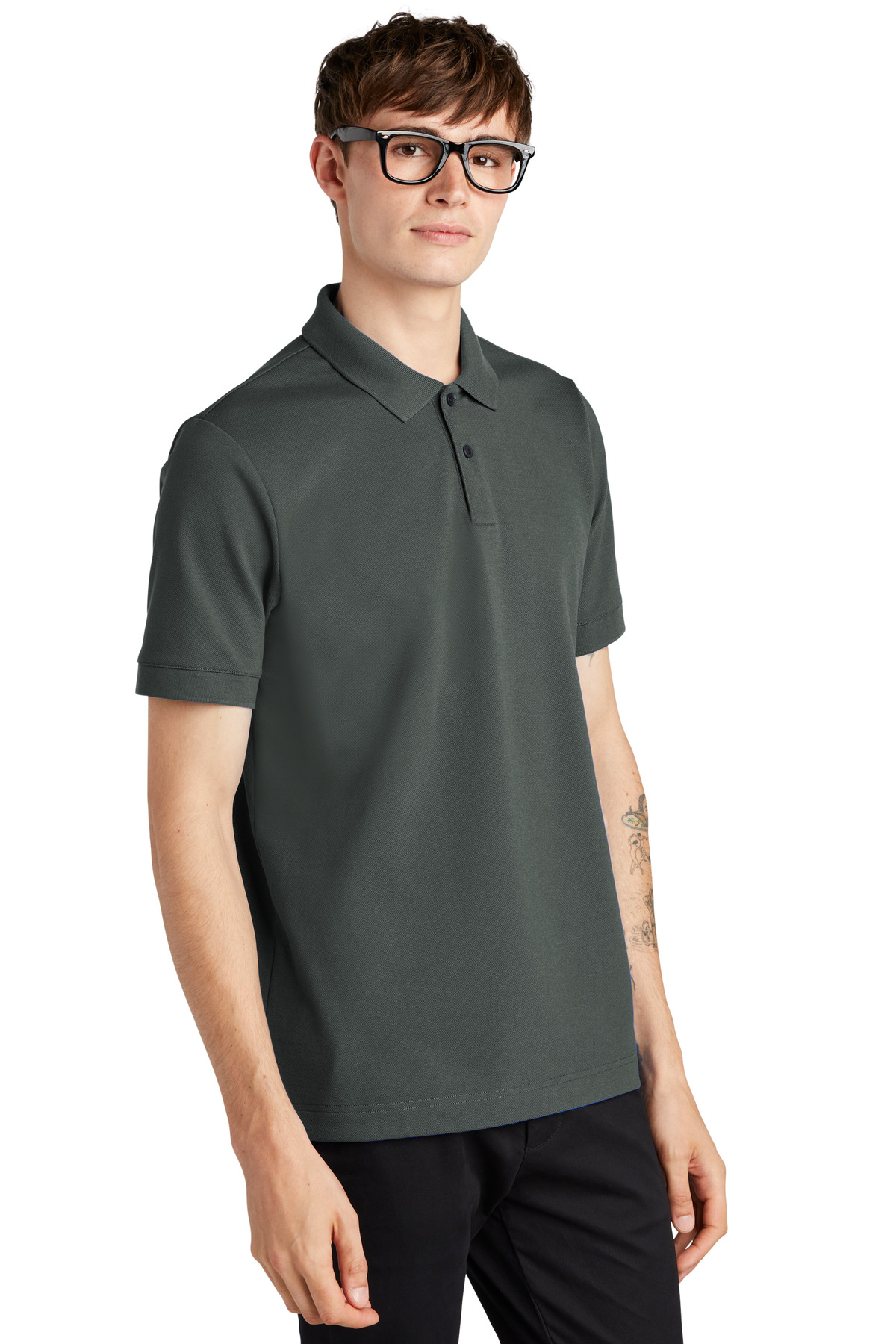 MERCER+METTLE Stretch Heavyweight Pique Polo MM1000
