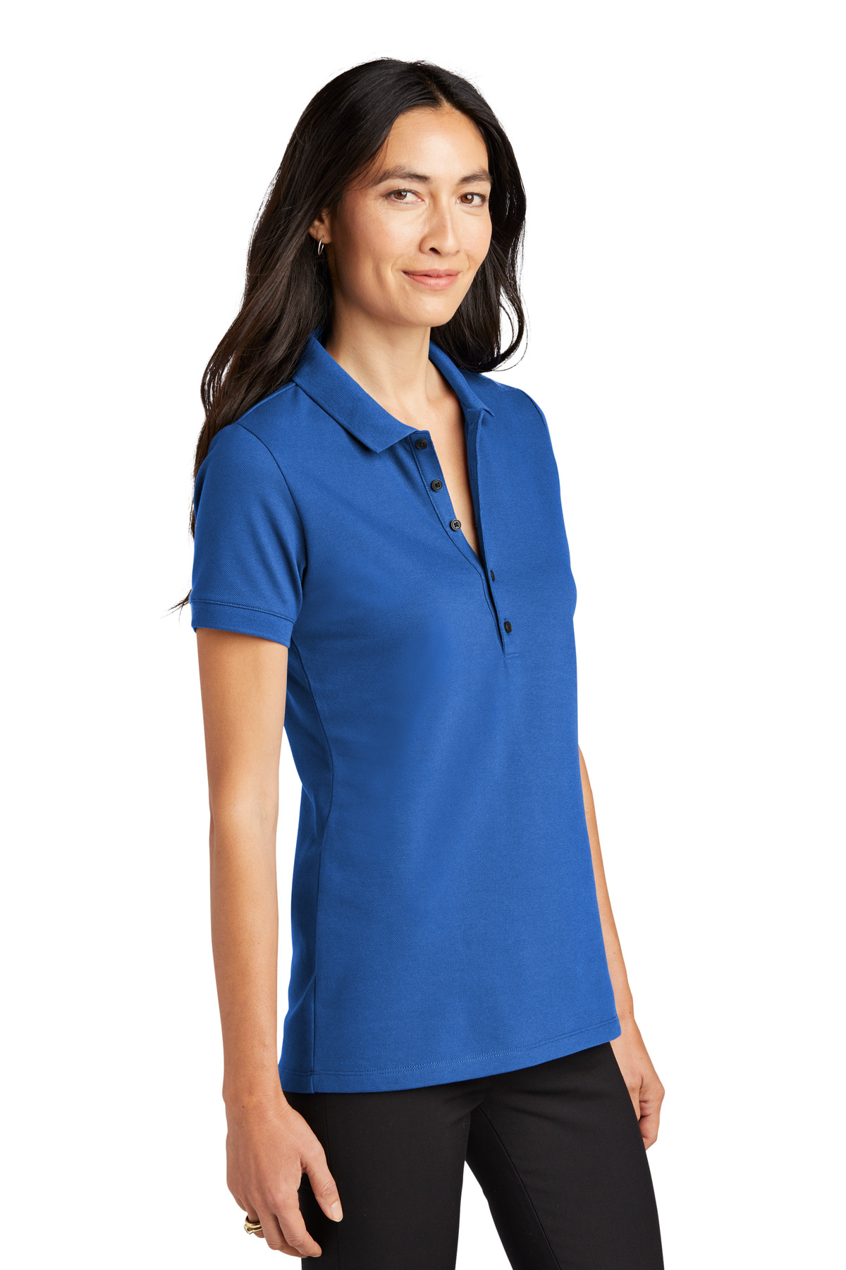 Mercer+Mettle Women's Stretch Heavyweight Pique Polo MM1001
