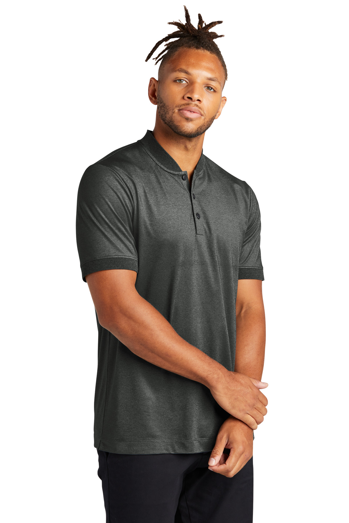 Mercer+Mettle Stretch Pique Henley MM1008