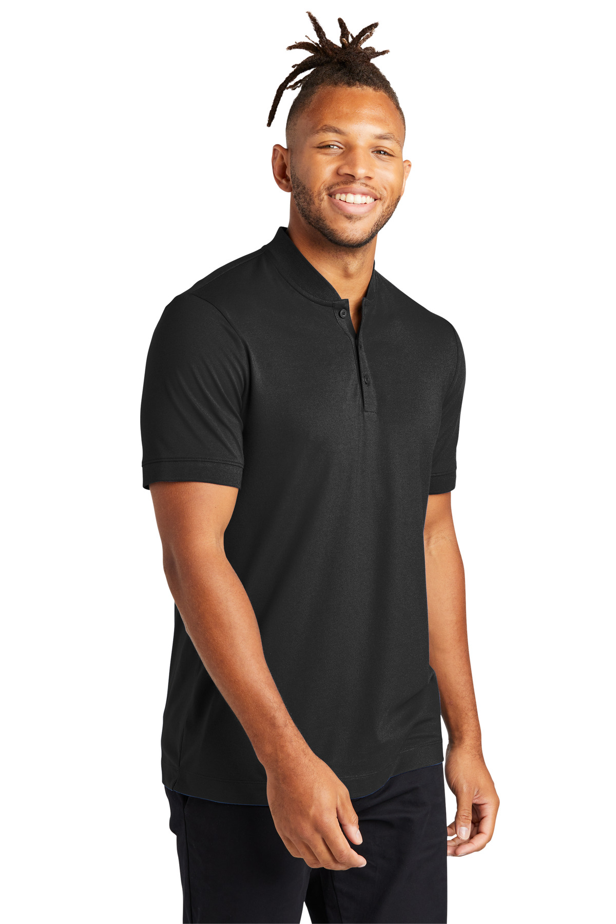 Mercer+Mettle Stretch Pique Henley MM1008