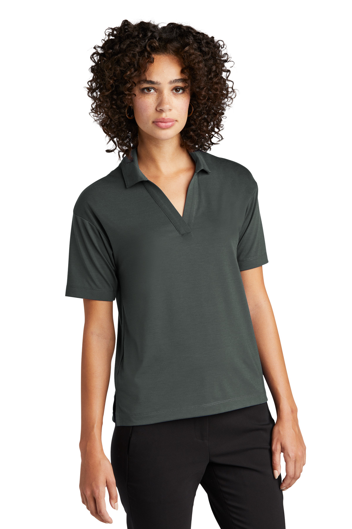Mercer+Mettle Women's Stretch Jersey Polo MM1015