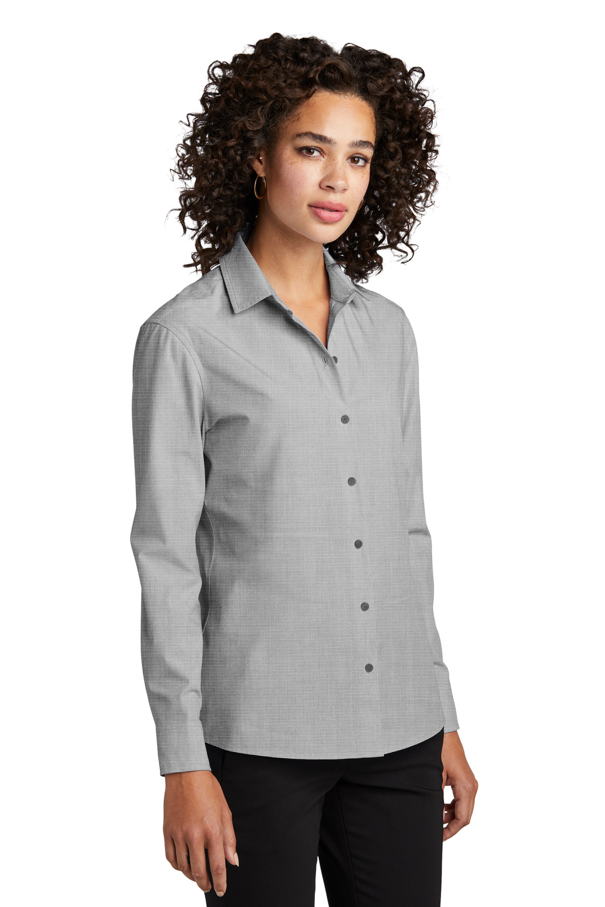 Mercer+Mettle Women's Long Sleeve Stretch Woven Shirt MM2001