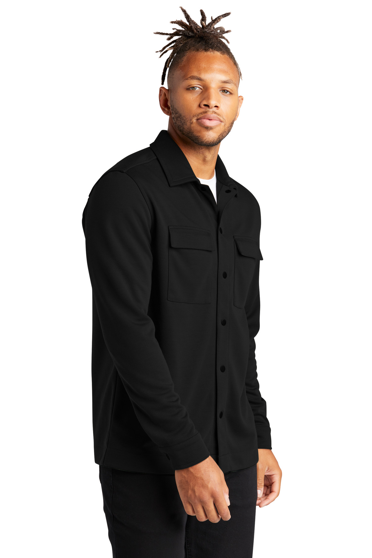 Mercer+Mettle Double-Knit Snap Front Jacket MM3004