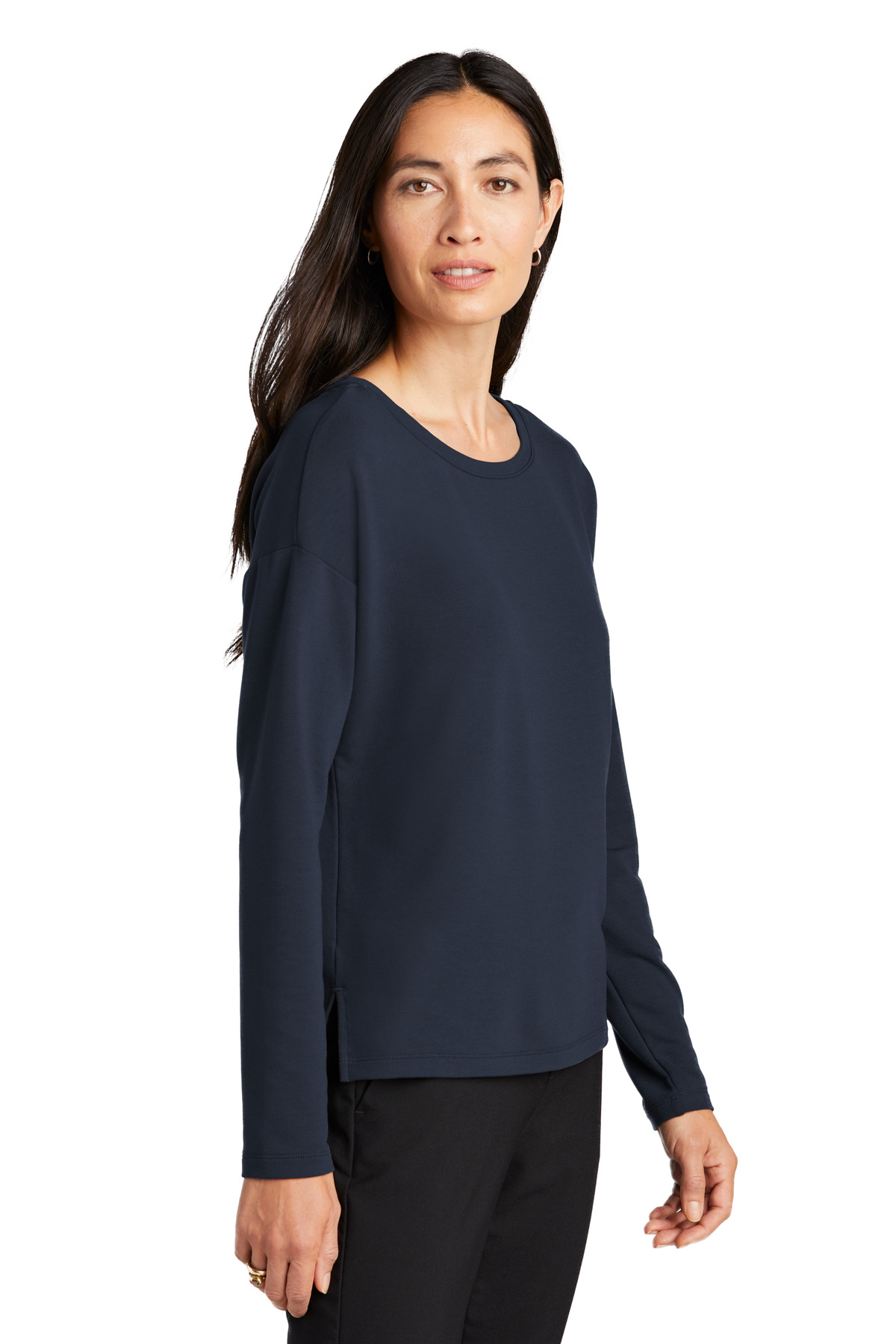Mercer+Mettle Women's Stretch Drop Shoulder Pullover MM3013