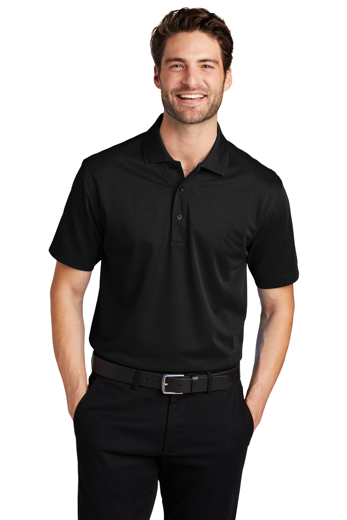 Port Authority Corporate Hospitality Tall Polos&Knits ® Tall Tech Pique Polo.-Port Authority