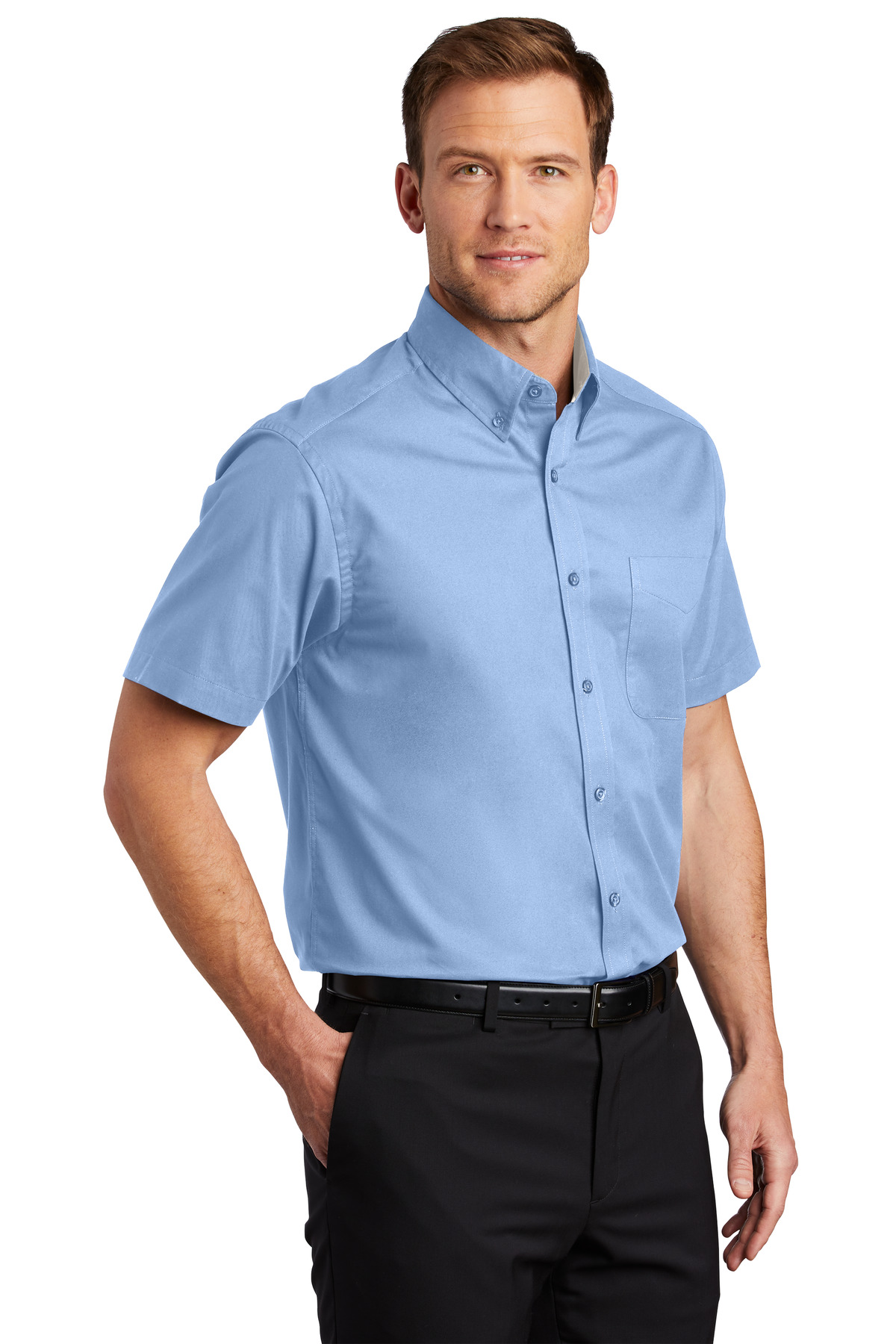 Port Authority Tall Short Sleeve Easy Care Shirt. TLS508