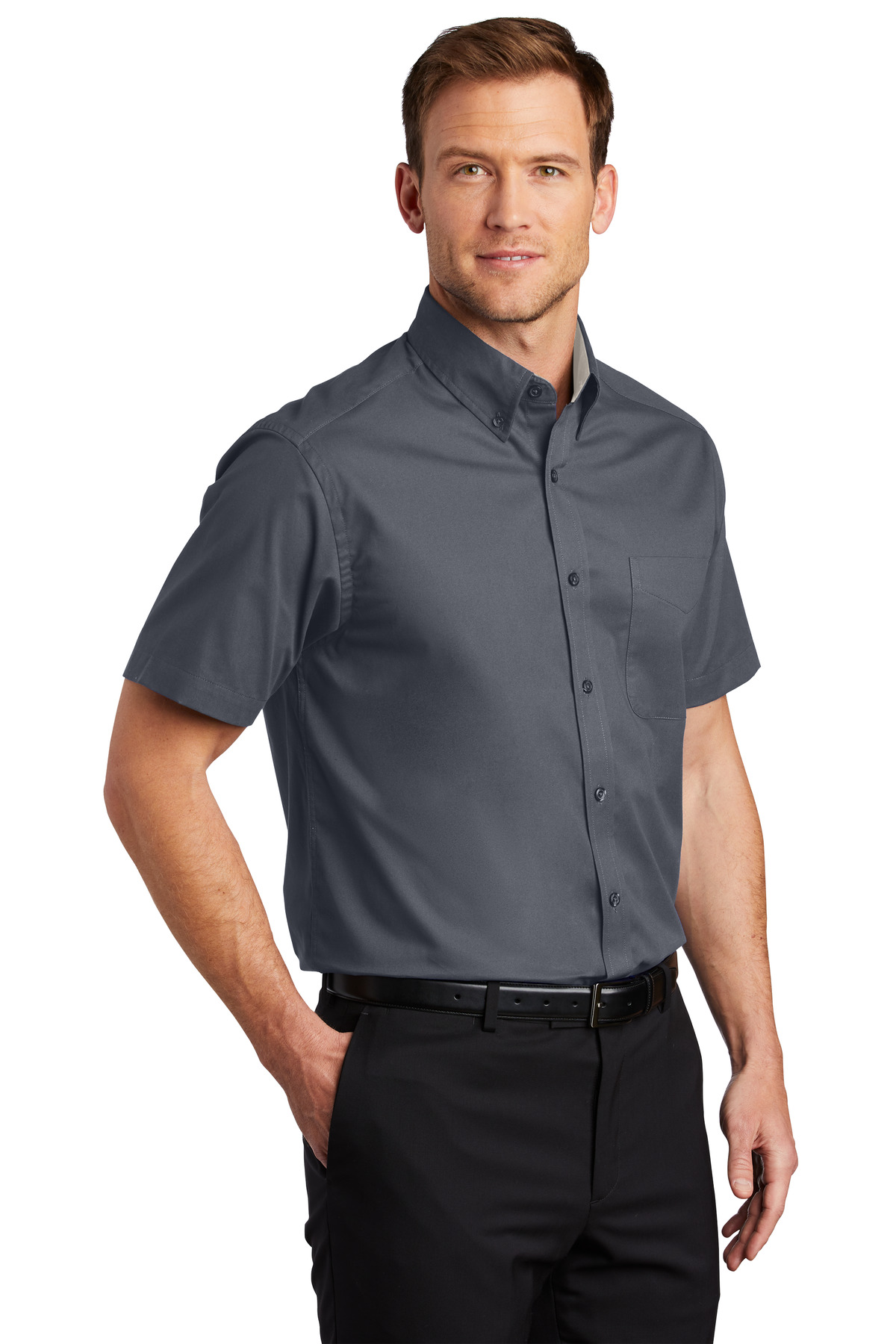 Port Authority Tall Short Sleeve Easy Care Shirt. TLS508