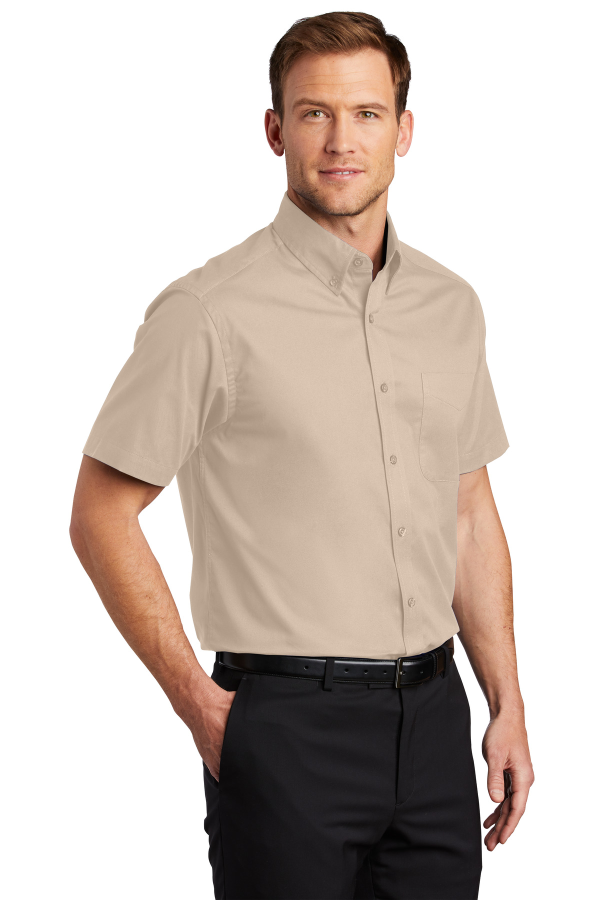 Port Authority Tall Short Sleeve Easy Care Shirt. TLS508