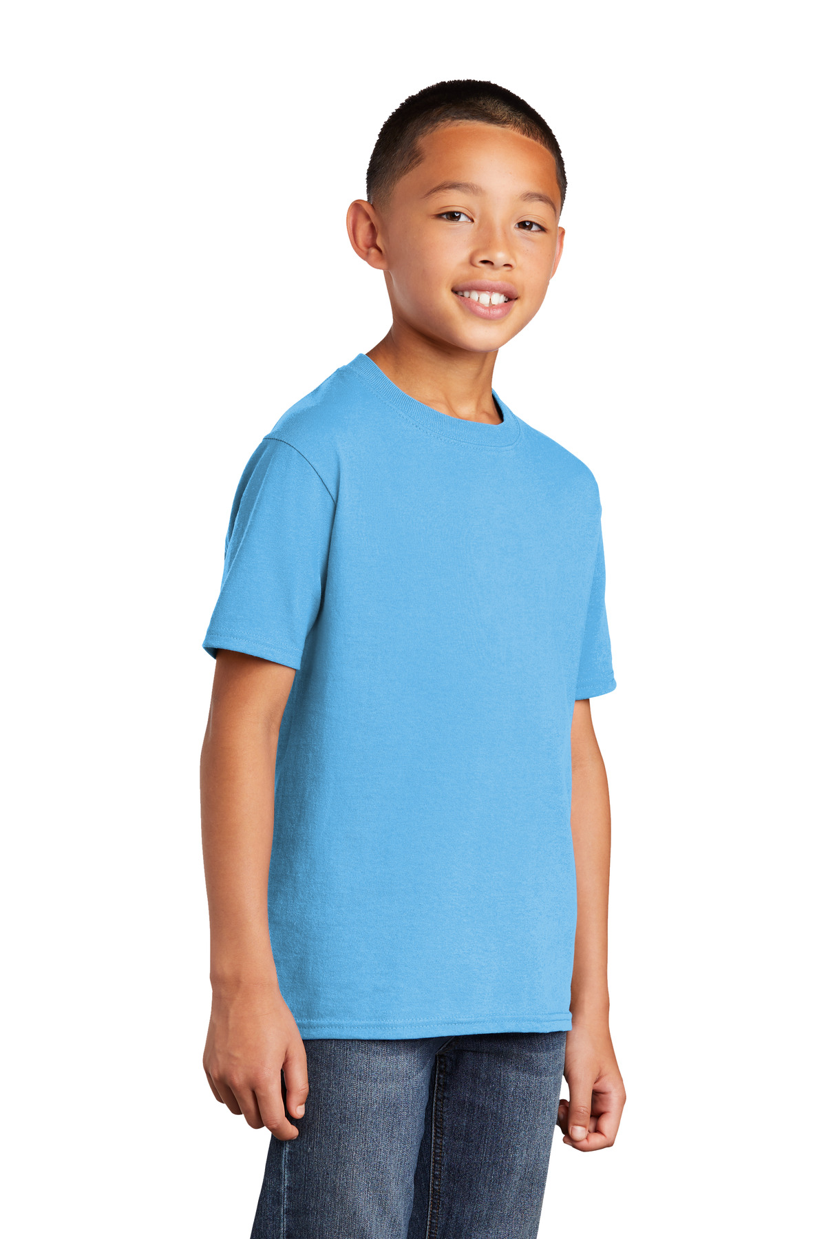 Port & Company Youth Core Cotton DTG Tee PC54YDTG