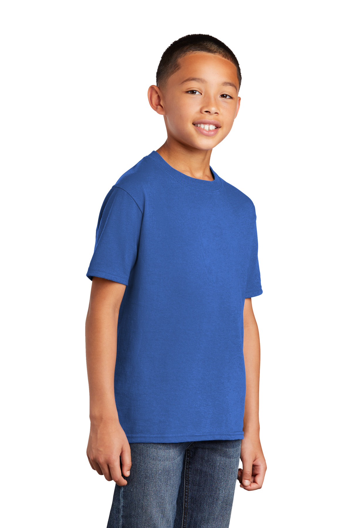 Port & Co Youth Core Cotton DTG Tee PC54YDTG