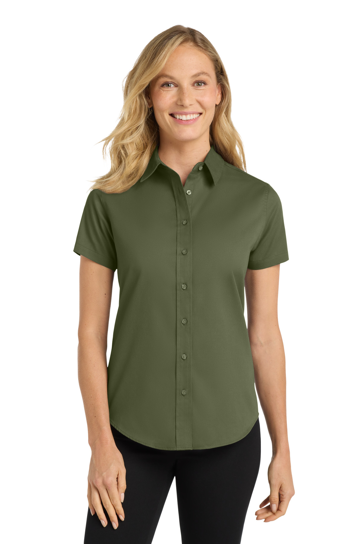 Port Authority Women's Short Sleeve Easy Care Shirt. L508