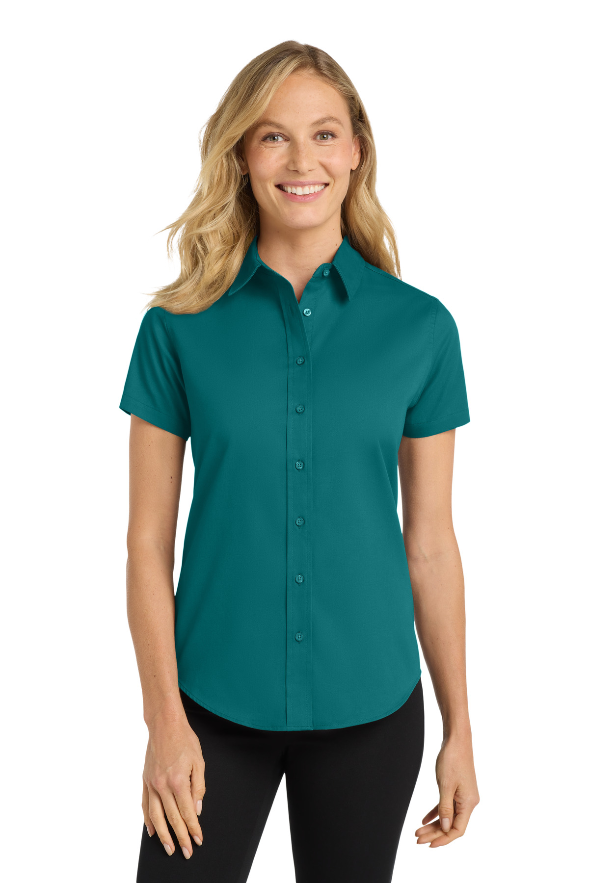 Port Authority L508 swatch in Teal Green