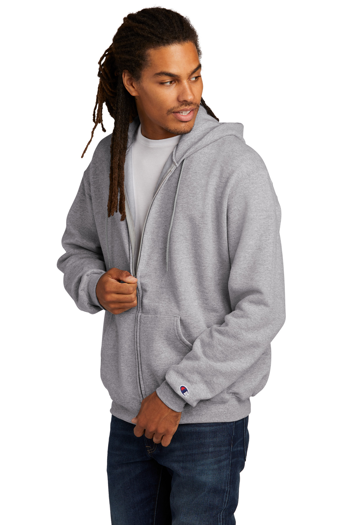 Champion Powerblend Full-Zip Hoodie.S800