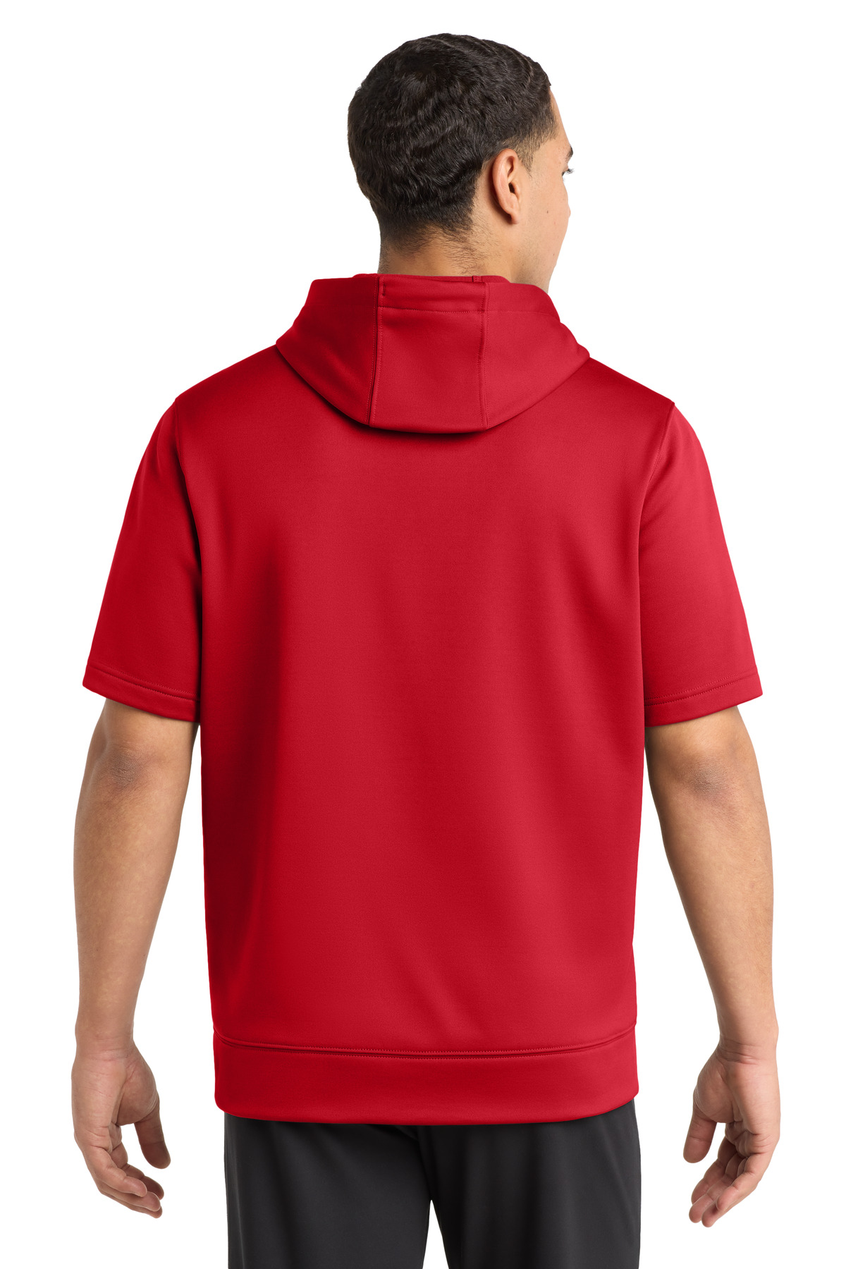 Sport-Tek Sport-Wick Fleece Short Sleeve Hooded Pullover. ST251
