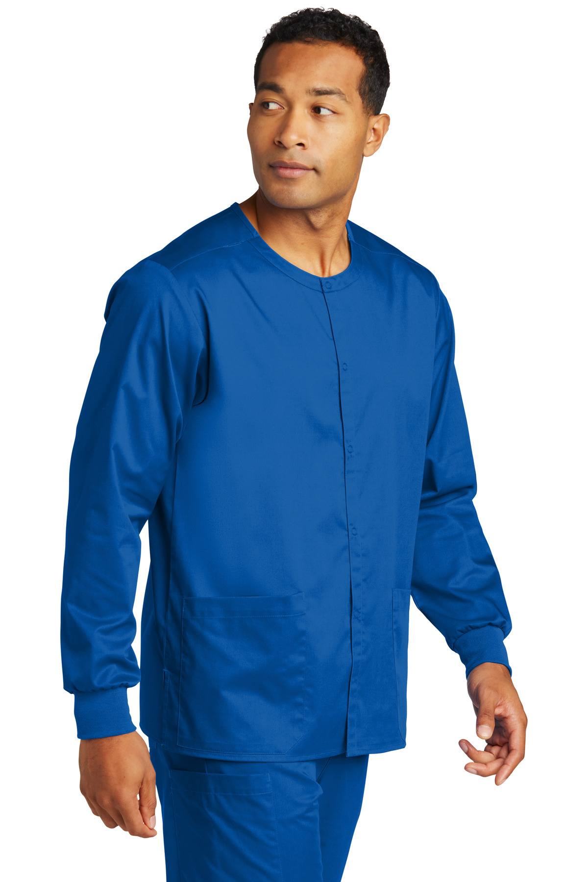 Wink Unisex WorkFlex Snap-Front Scrub Jacket WW3080