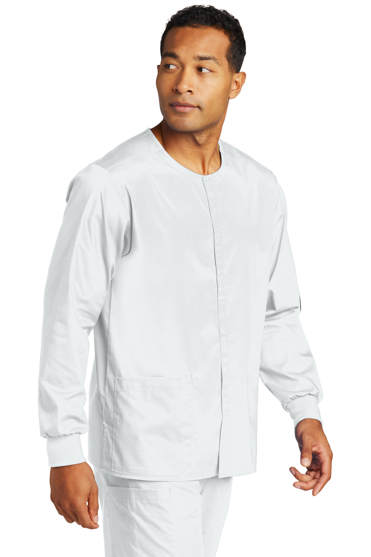 Wink Unisex WorkFlex Snap-Front Scrub Jacket WW3080