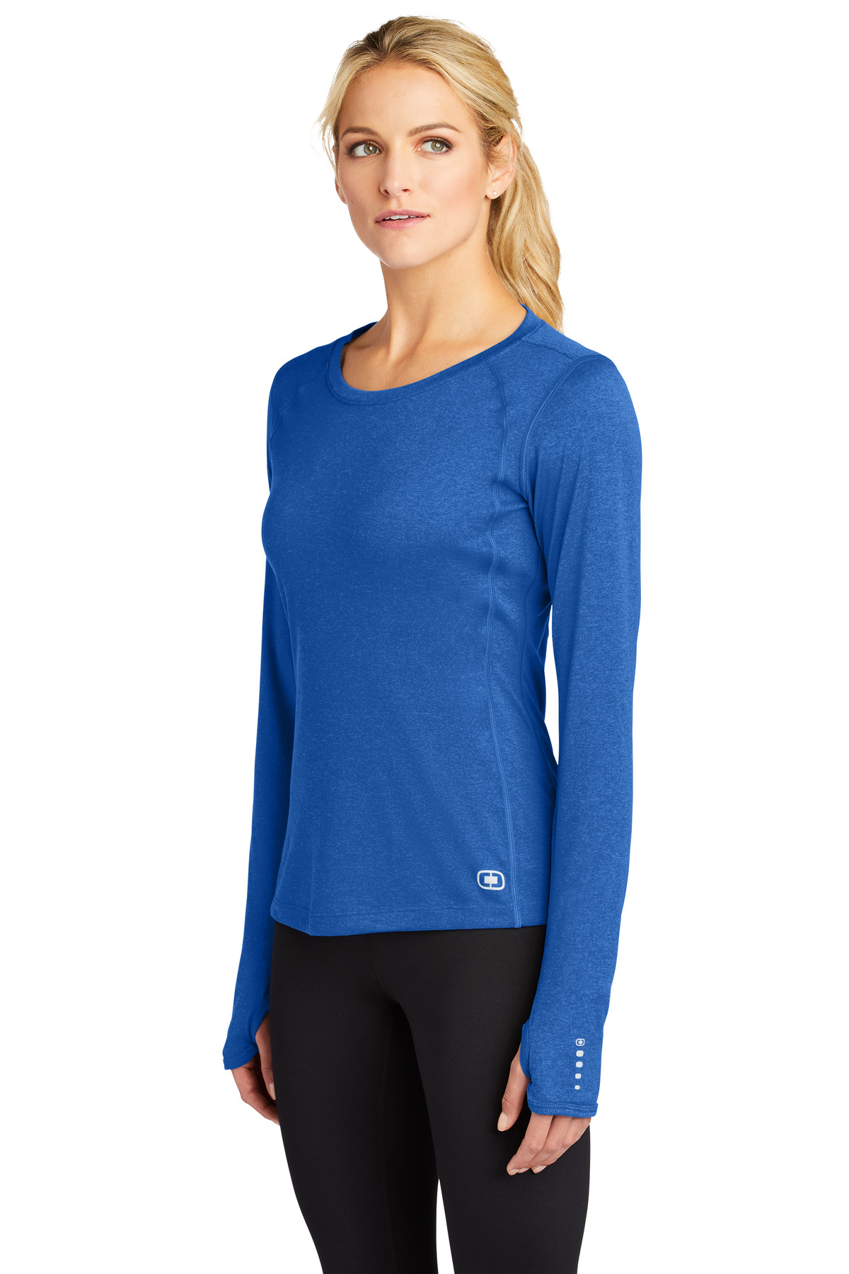 OGIO Women's Long Sleeve Pulse Crew. LOE321