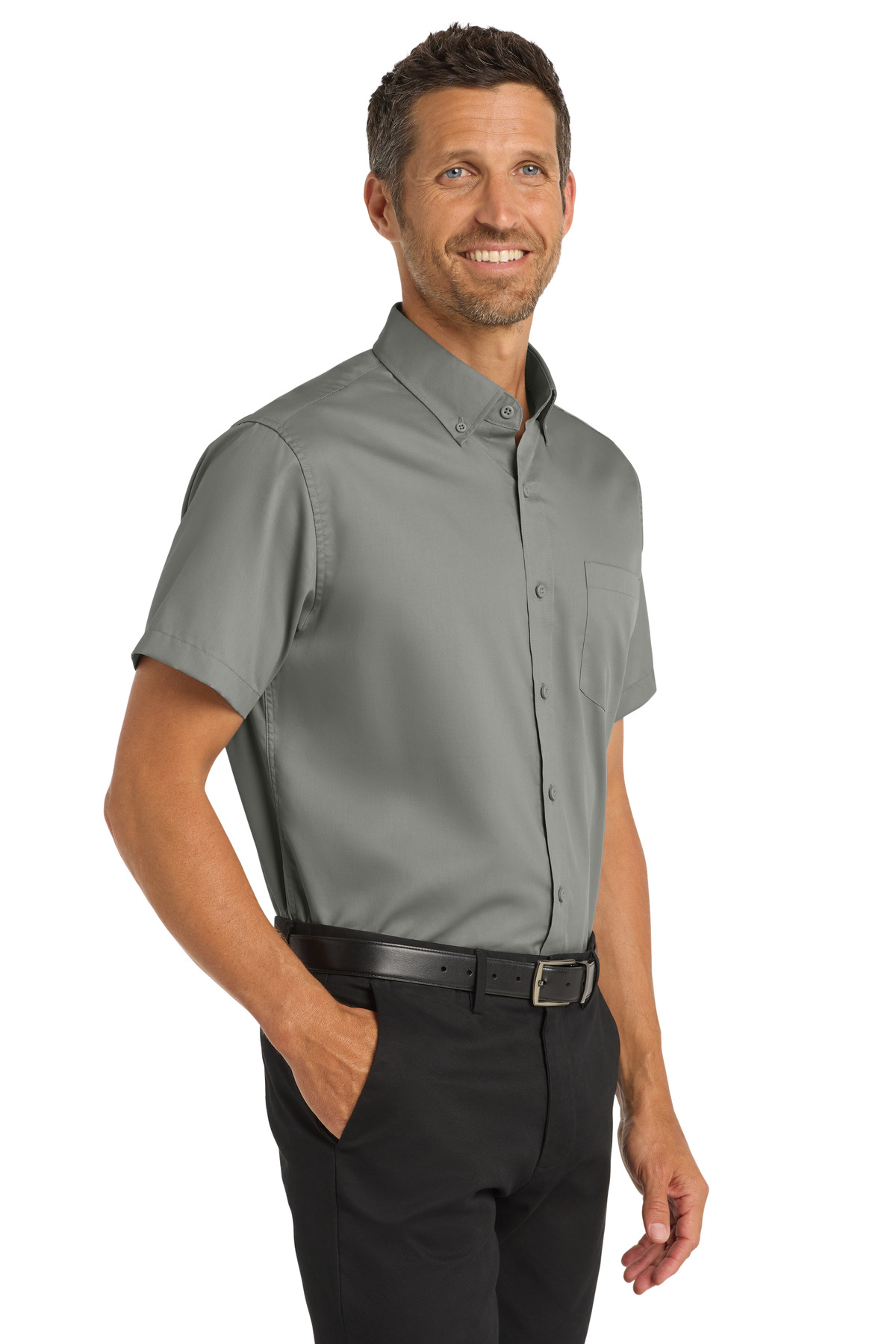 Port Authority Short Sleeve SuperPro Twill Shirt. S664