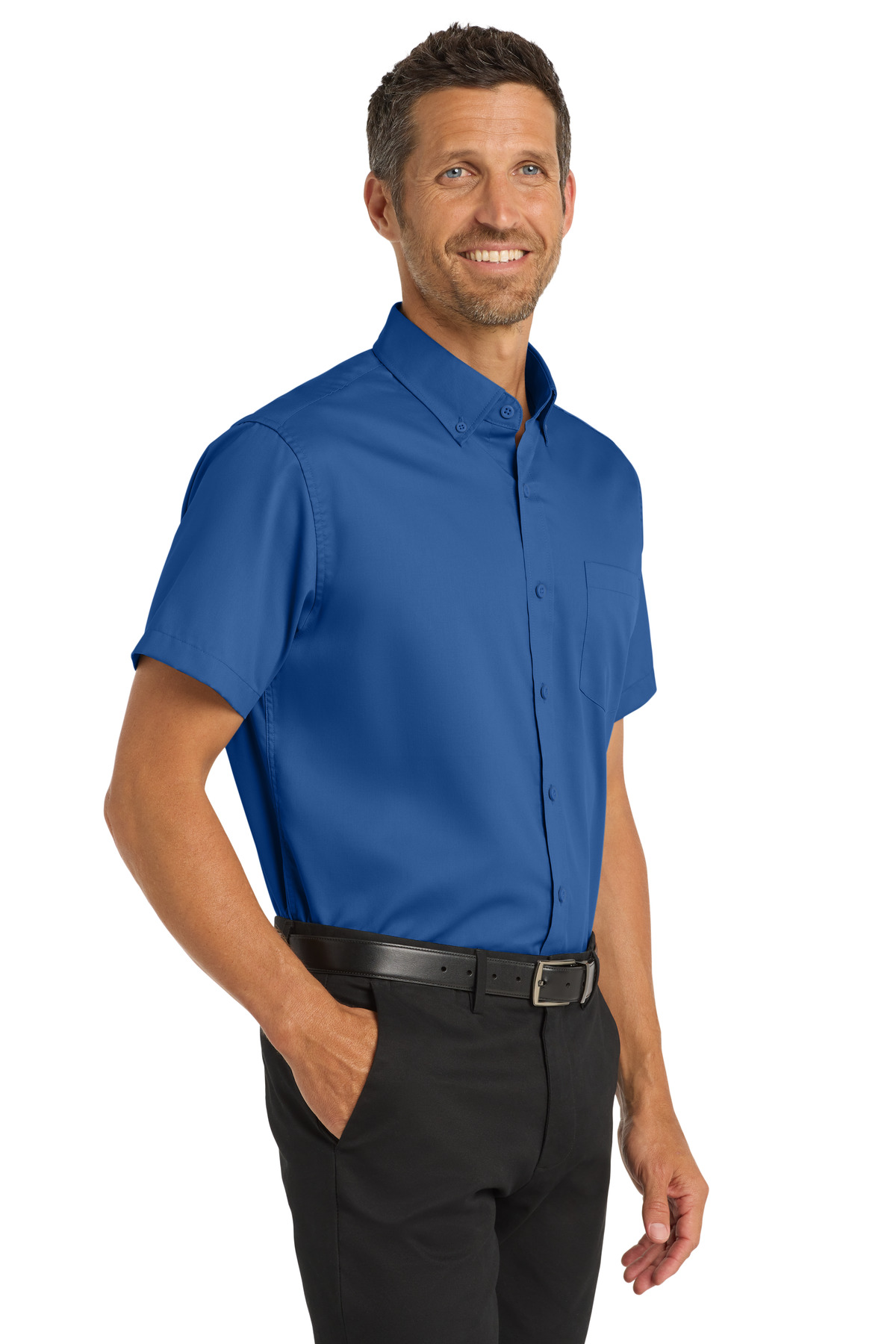 Port Authority Short Sleeve SuperPro Twill Shirt. S664