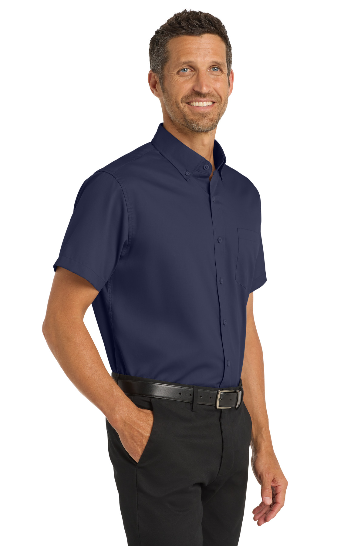Port Authority Short Sleeve SuperPro Twill Shirt. S664
