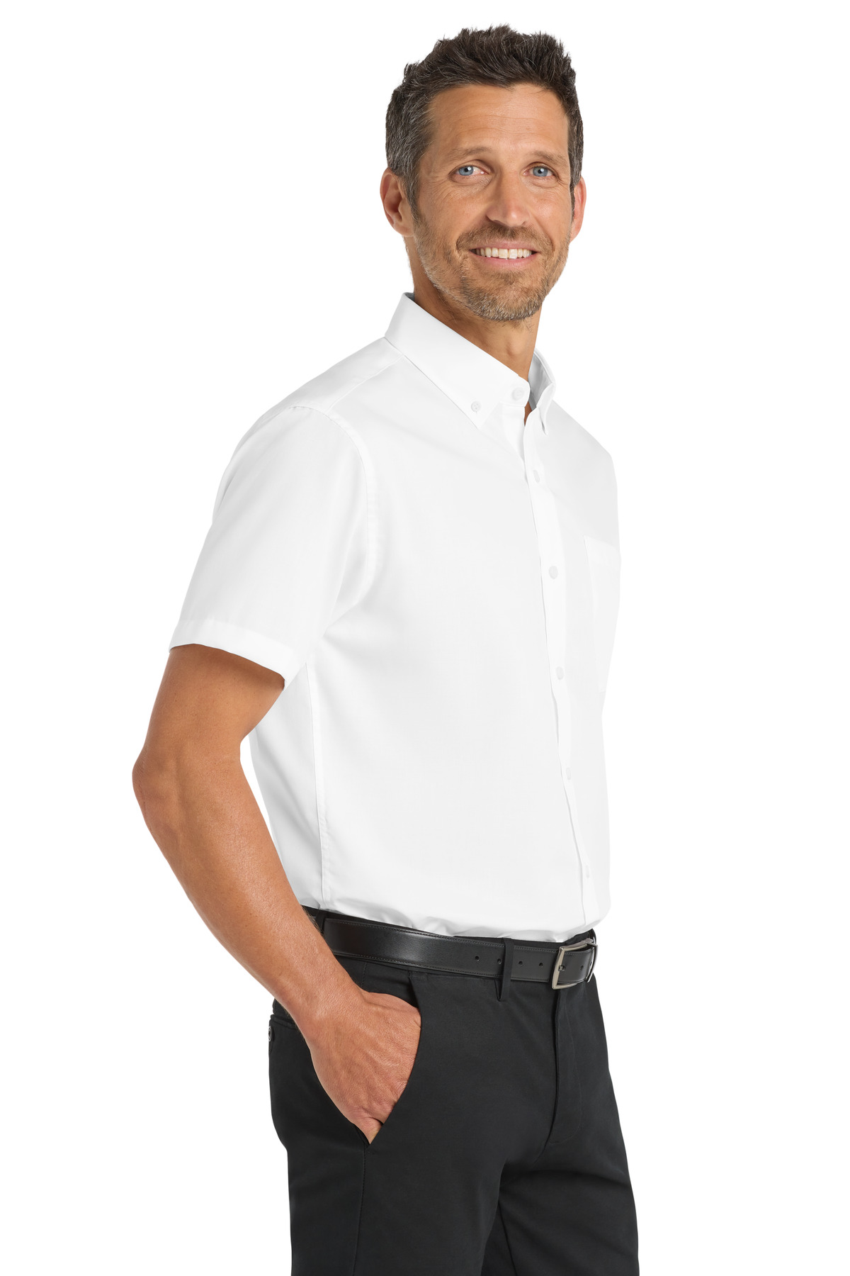 Port Authority Short Sleeve SuperPro Twill Shirt. S664