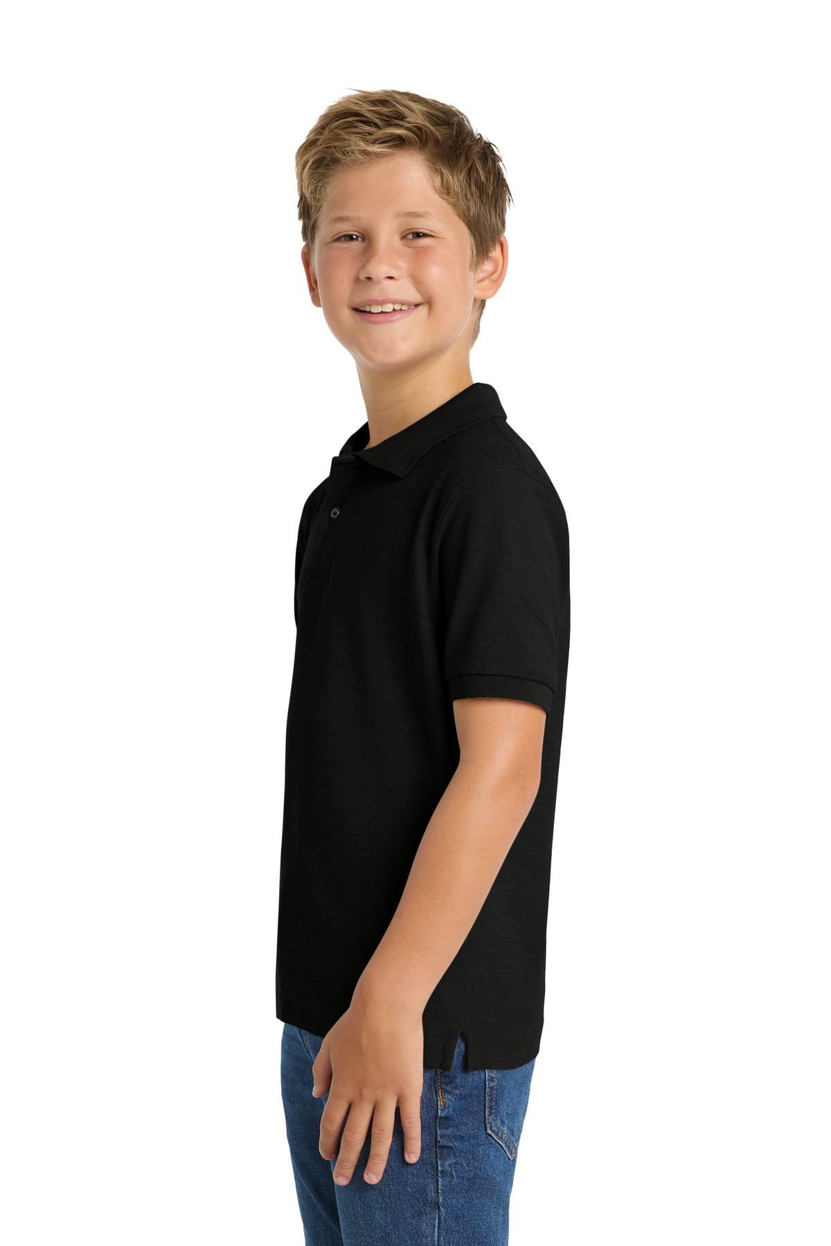 Port Authority Youth Silk Touch Polo. Y500