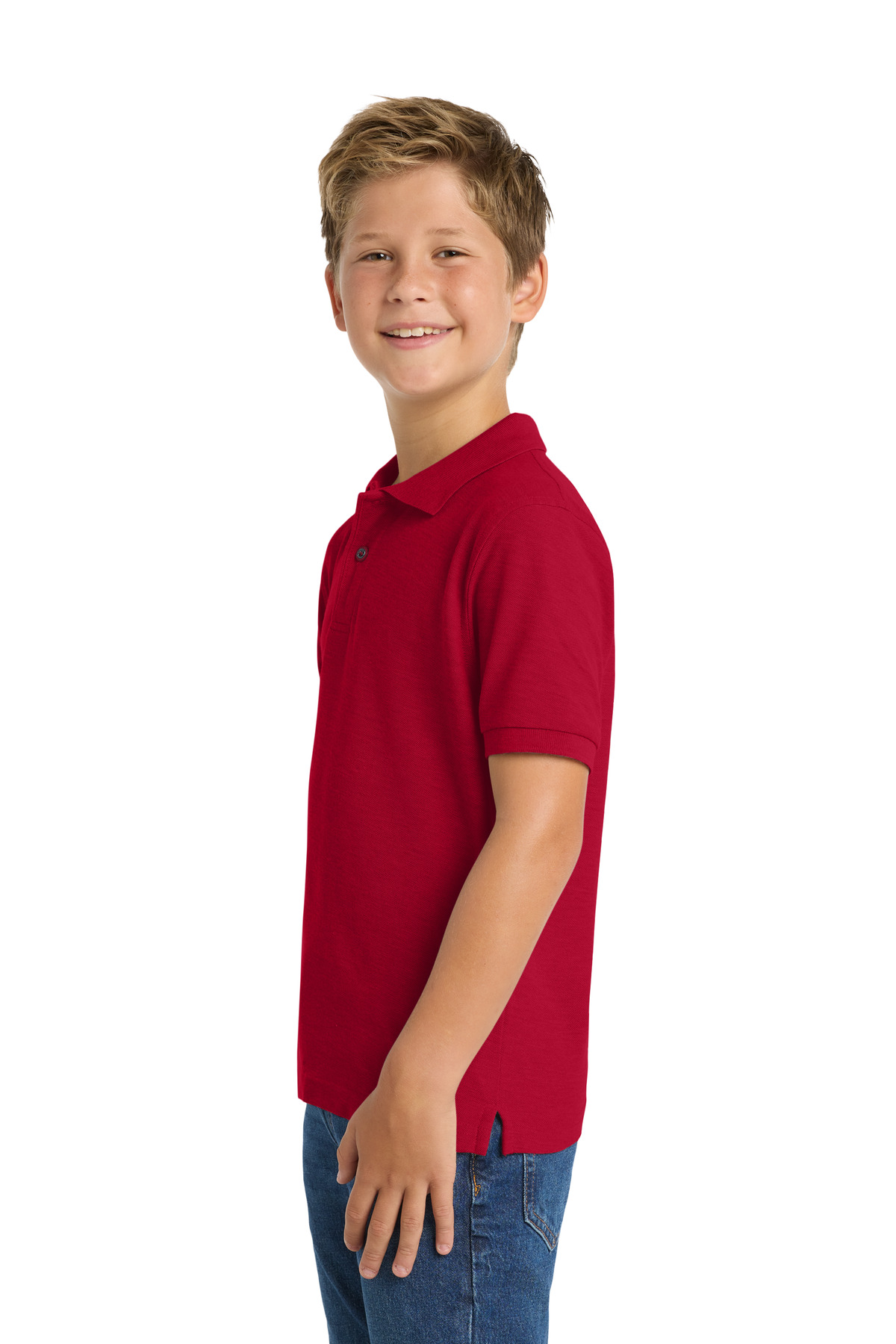Port Authority Youth Silk Touch Polo. Y500