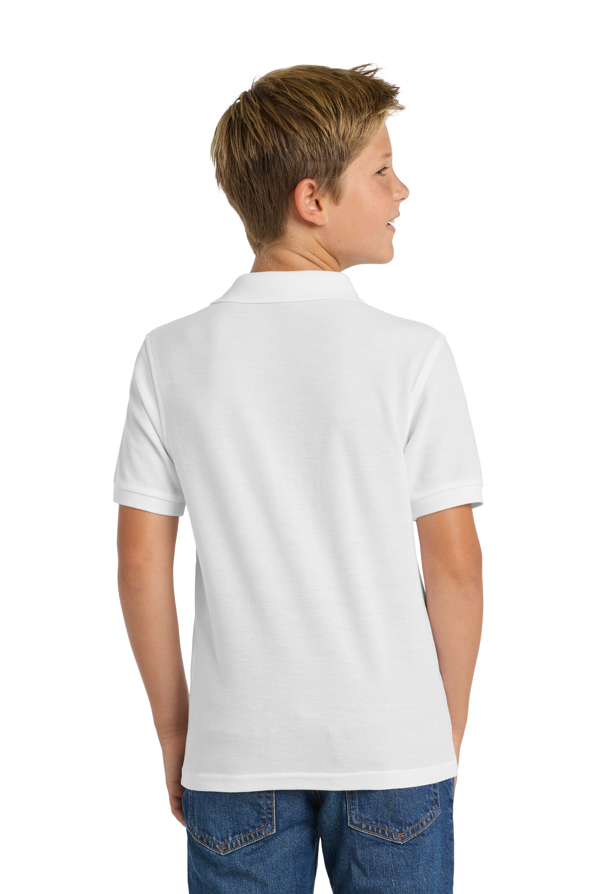 Port Authority Youth Silk Touch Polo. Y500