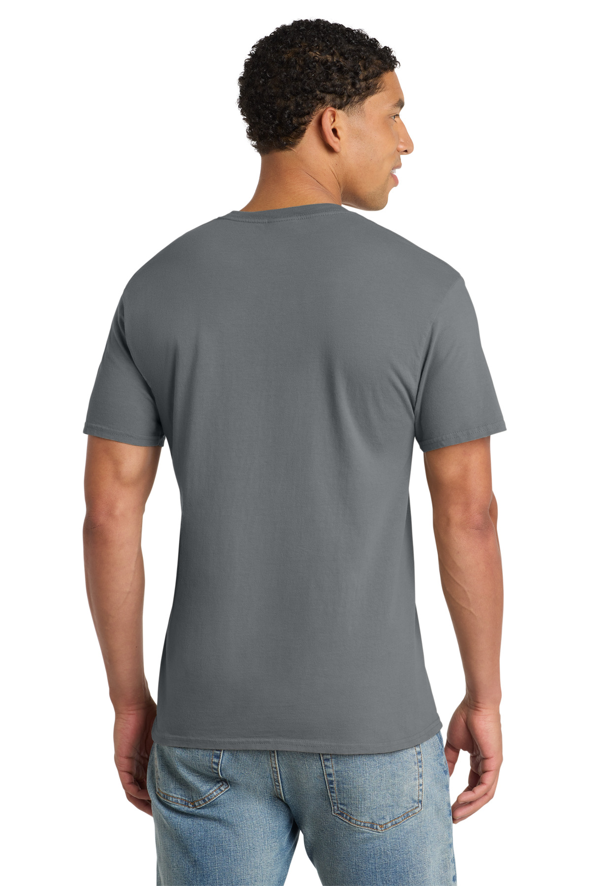 Port & Co Beach Wash Garment-Dyed Pocket Tee. PC099P