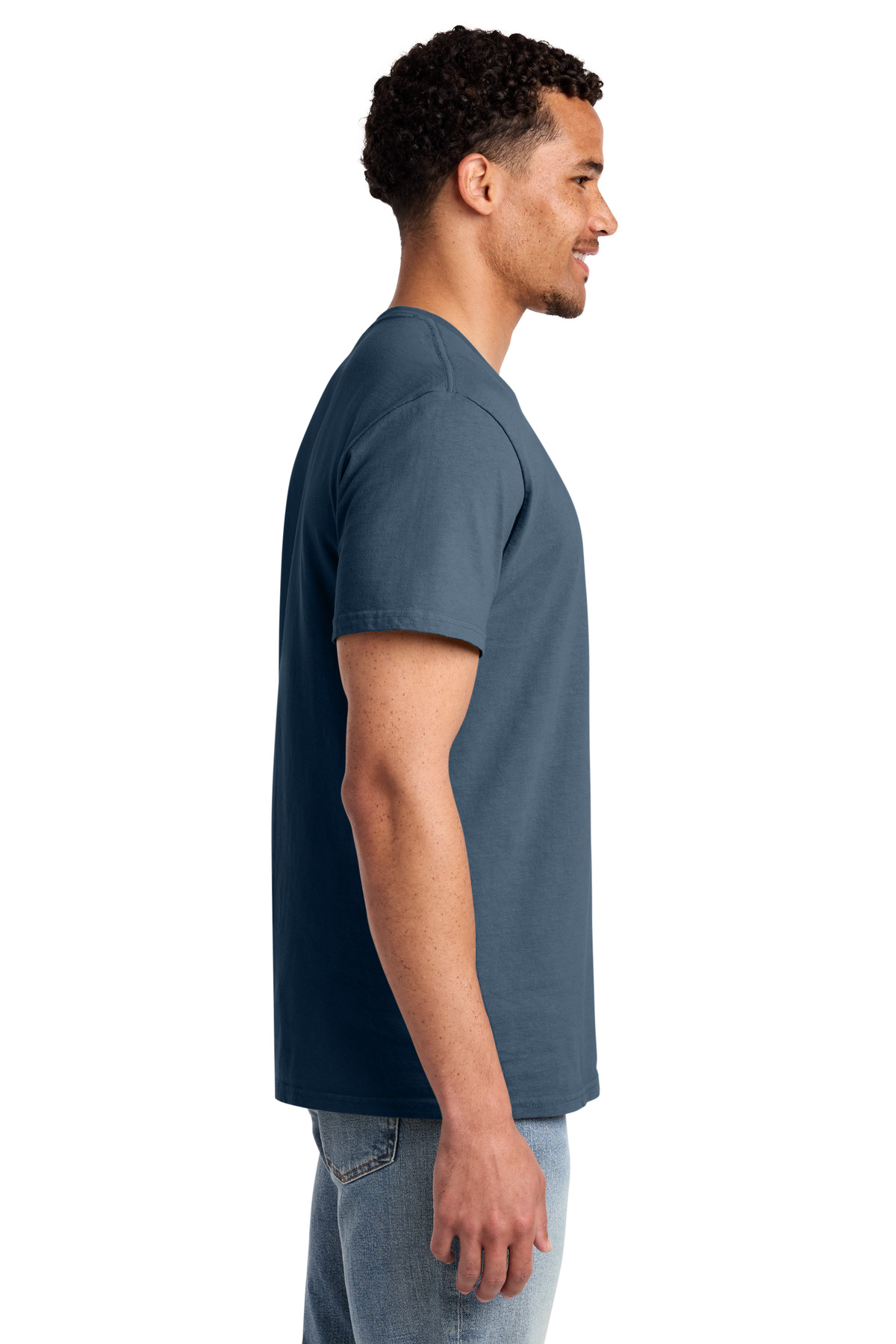 Port & Co Beach Wash Garment-Dyed Pocket Tee. PC099P