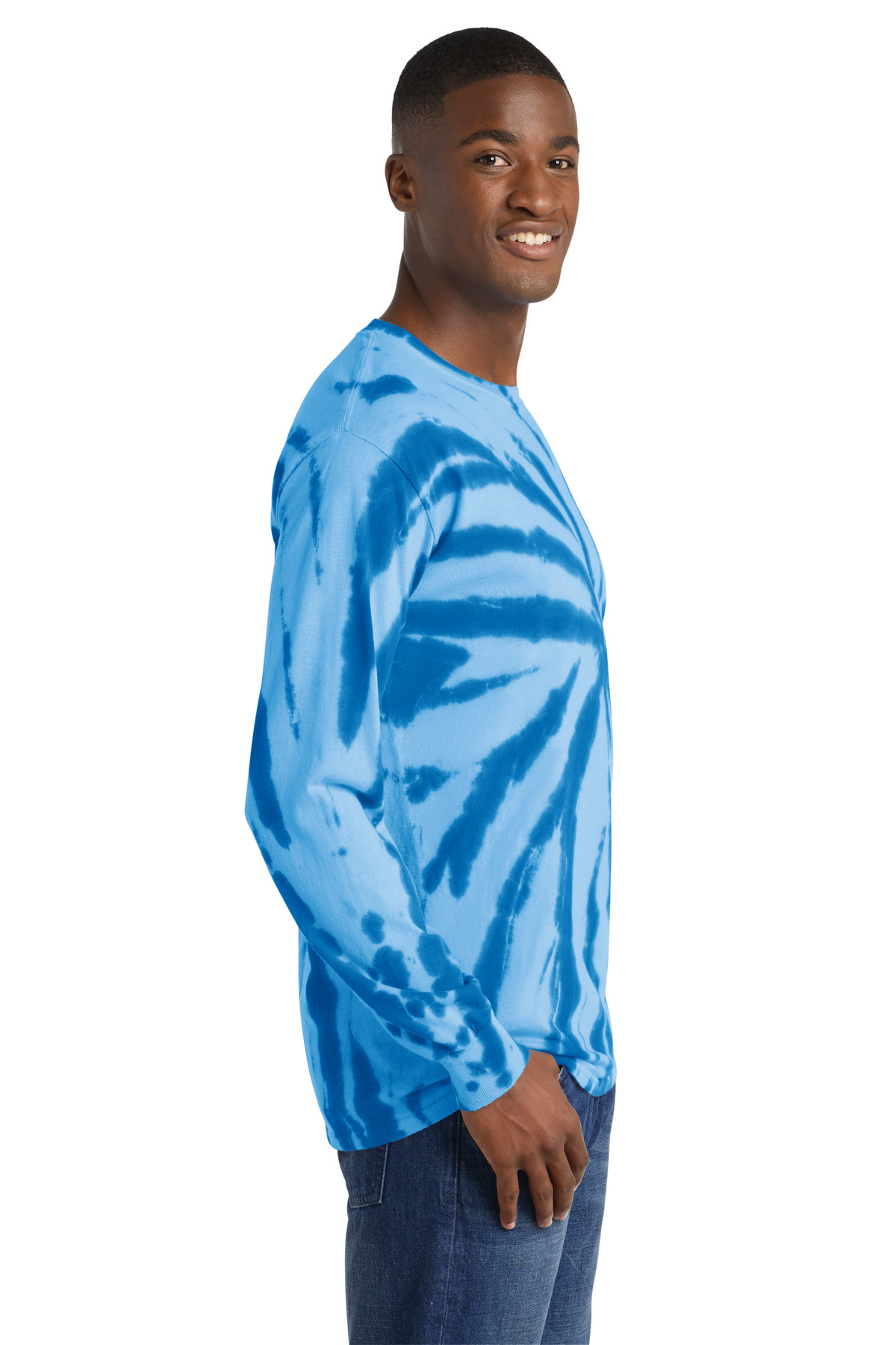 Port & Co Tie-Dye Long Sleeve Tee. PC147LS