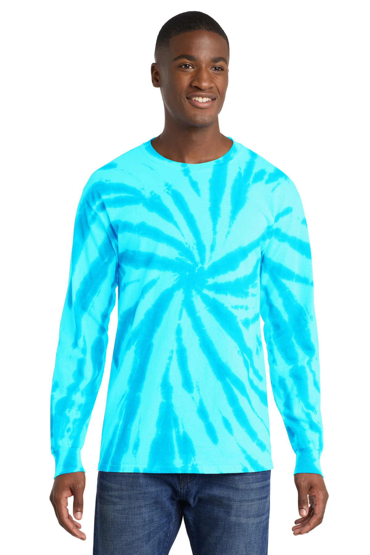 Port & Co Tie-Dye Long Sleeve Tee. PC147LS