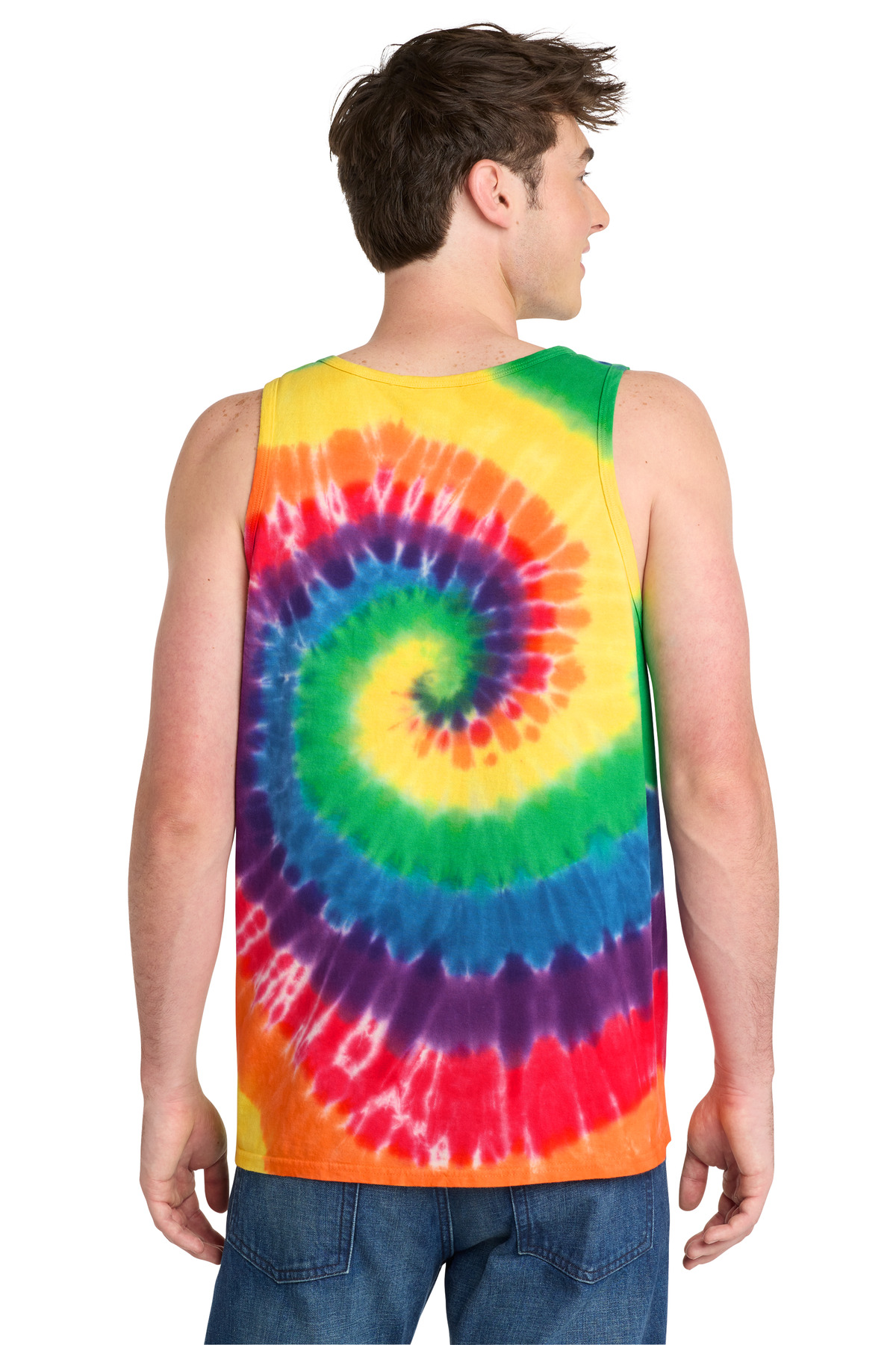 Port & Co Tie-Dye Tank Top. PC147TT